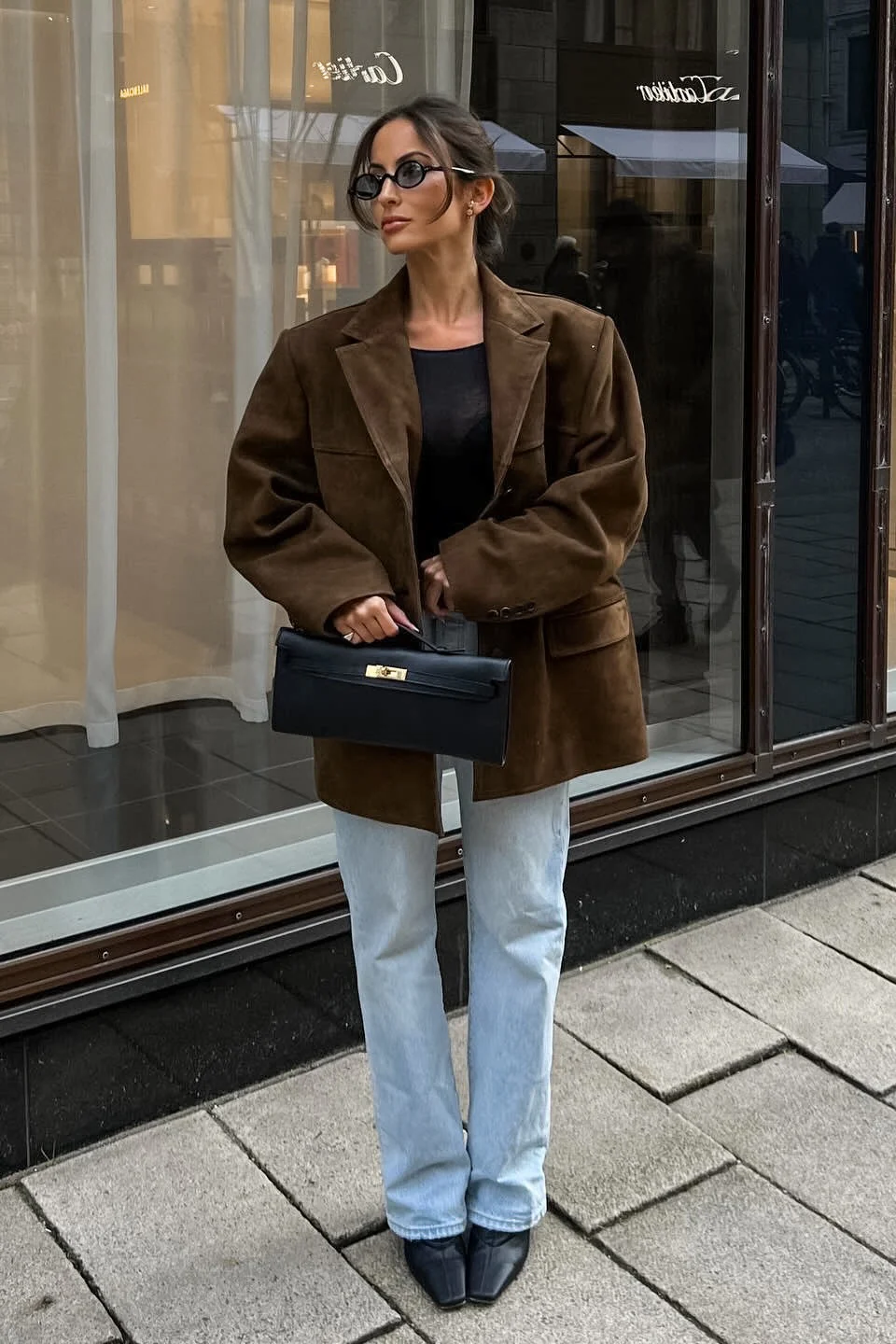 Thick Suede Collar Jacket - Image 2