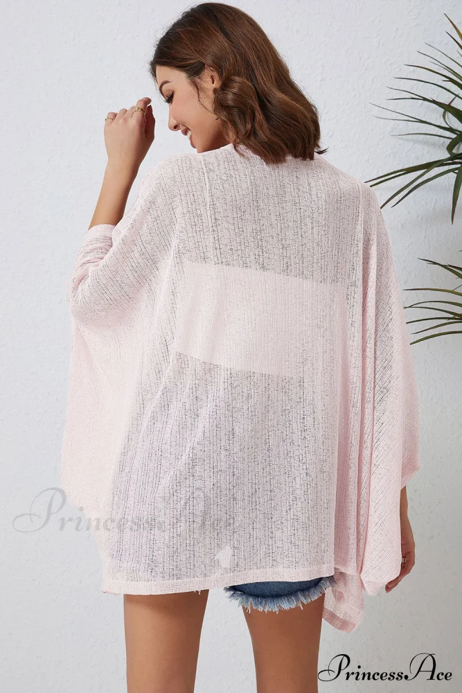 Three-Quarter Front Arm Open Cardigan - Image 2