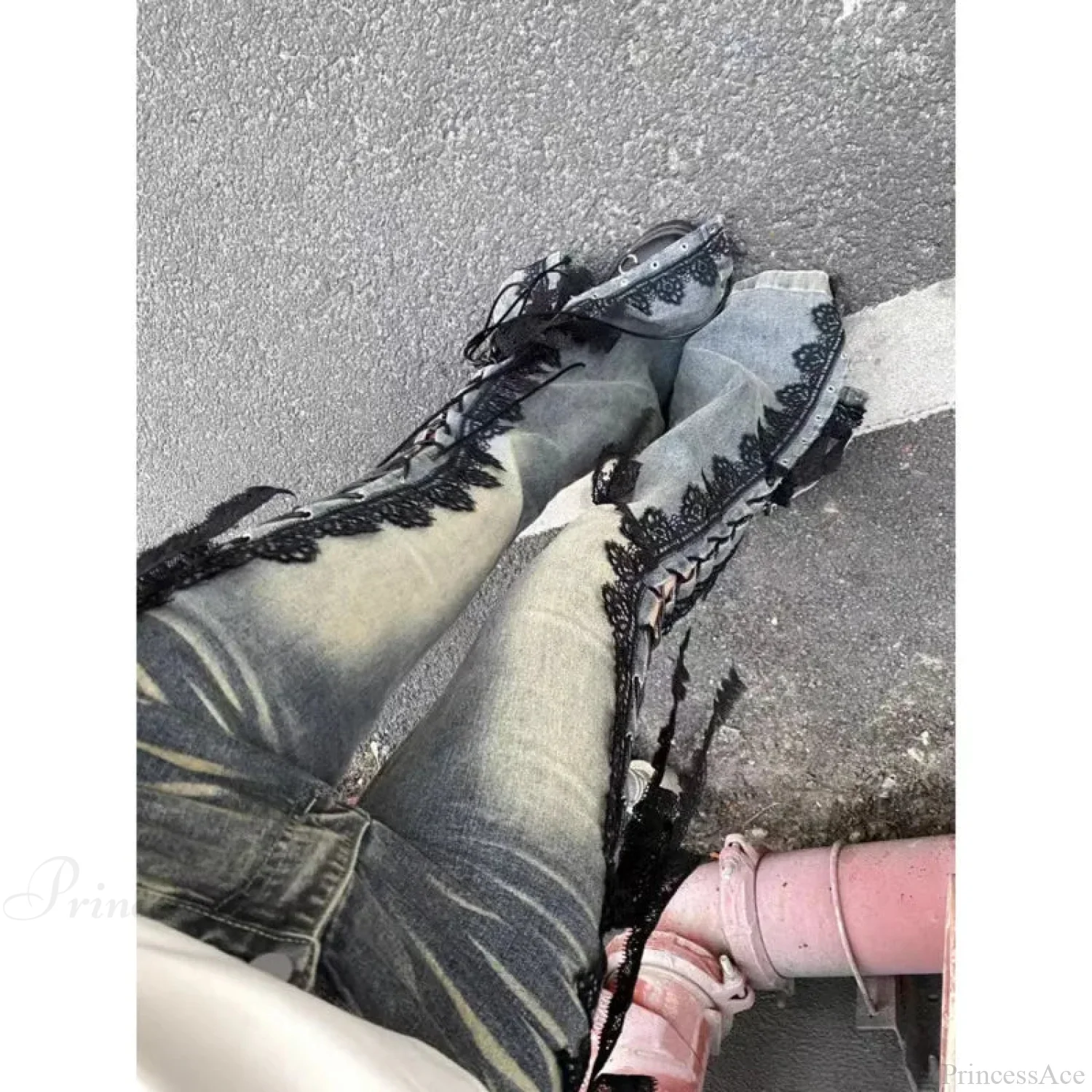 Tie-up Mysterious Flare Bootcut Pant - Image 3