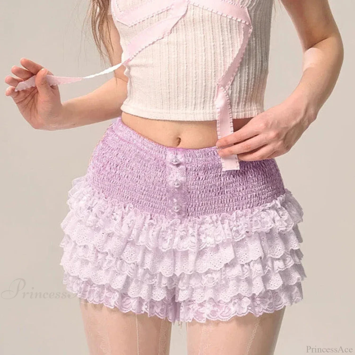 Tiered Lace Cake Pettipants Skirt - Image 2