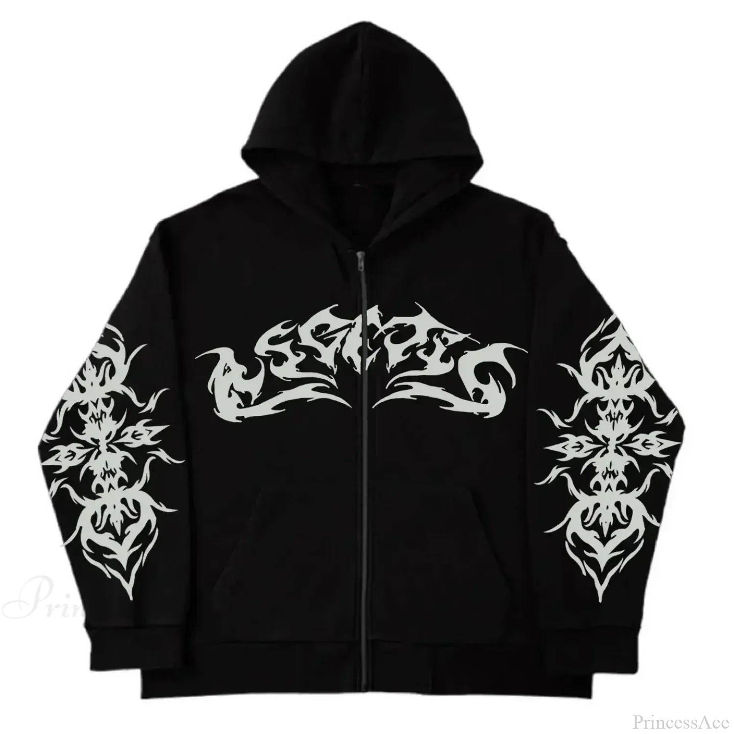 Trendy Brand Printed Hoodie - Image 9