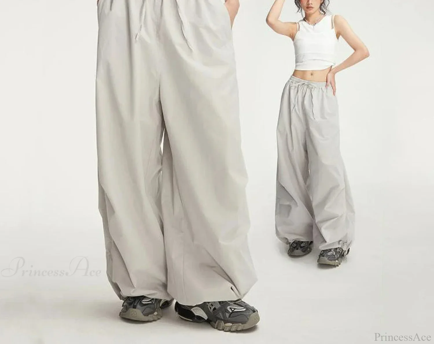 Trendy Loose Workwear Cargo Pants - Image 6