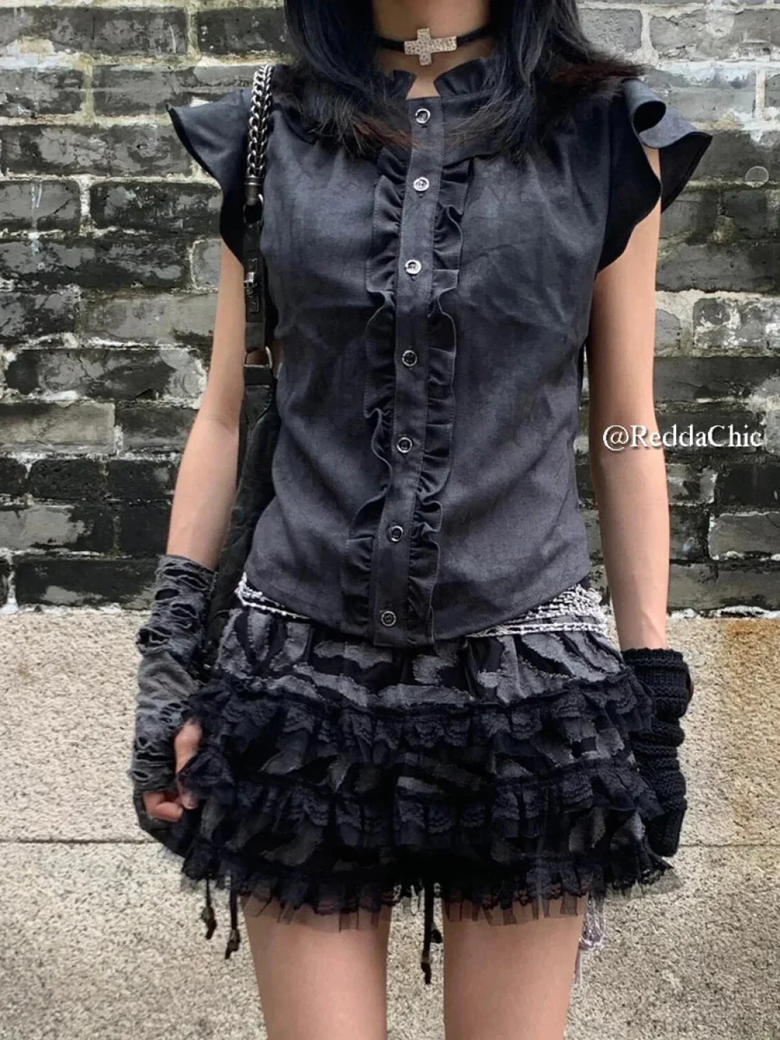 Trim Puffy Frilly Skirt - Image 2
