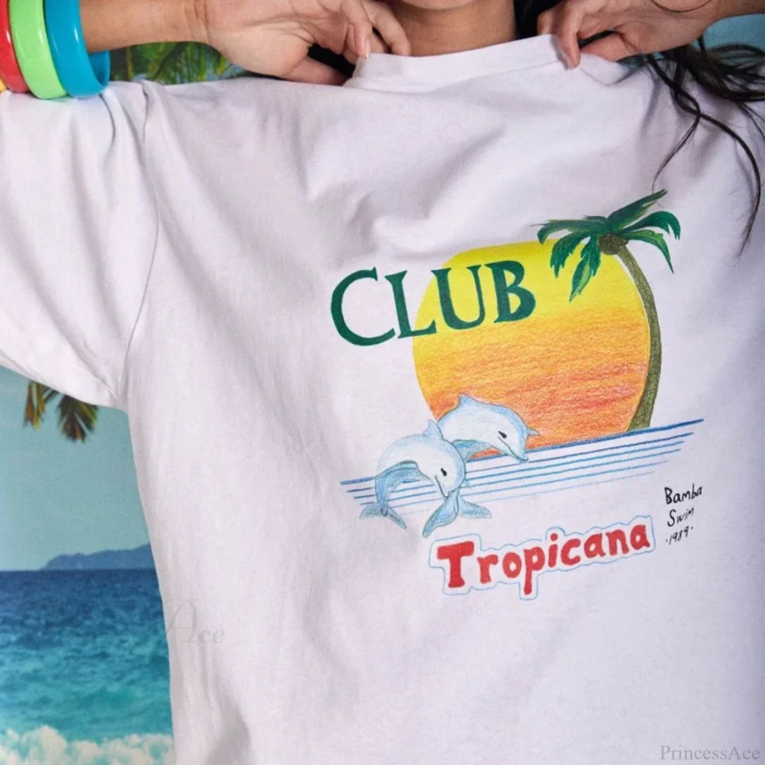 Tropical Beach Summer Vsco T-shirt - Image 4