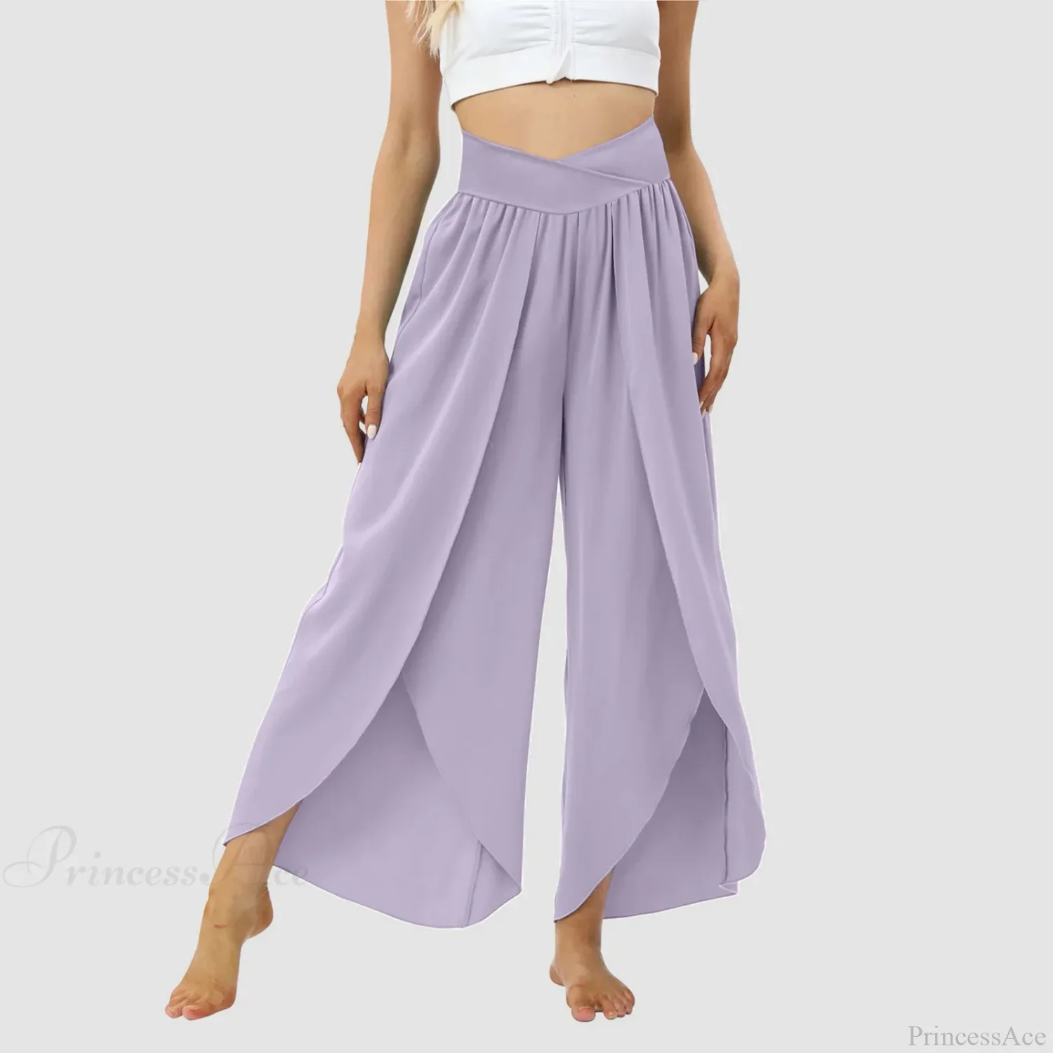 Tulle Ruffled Pleated Summer Pants - Image 6