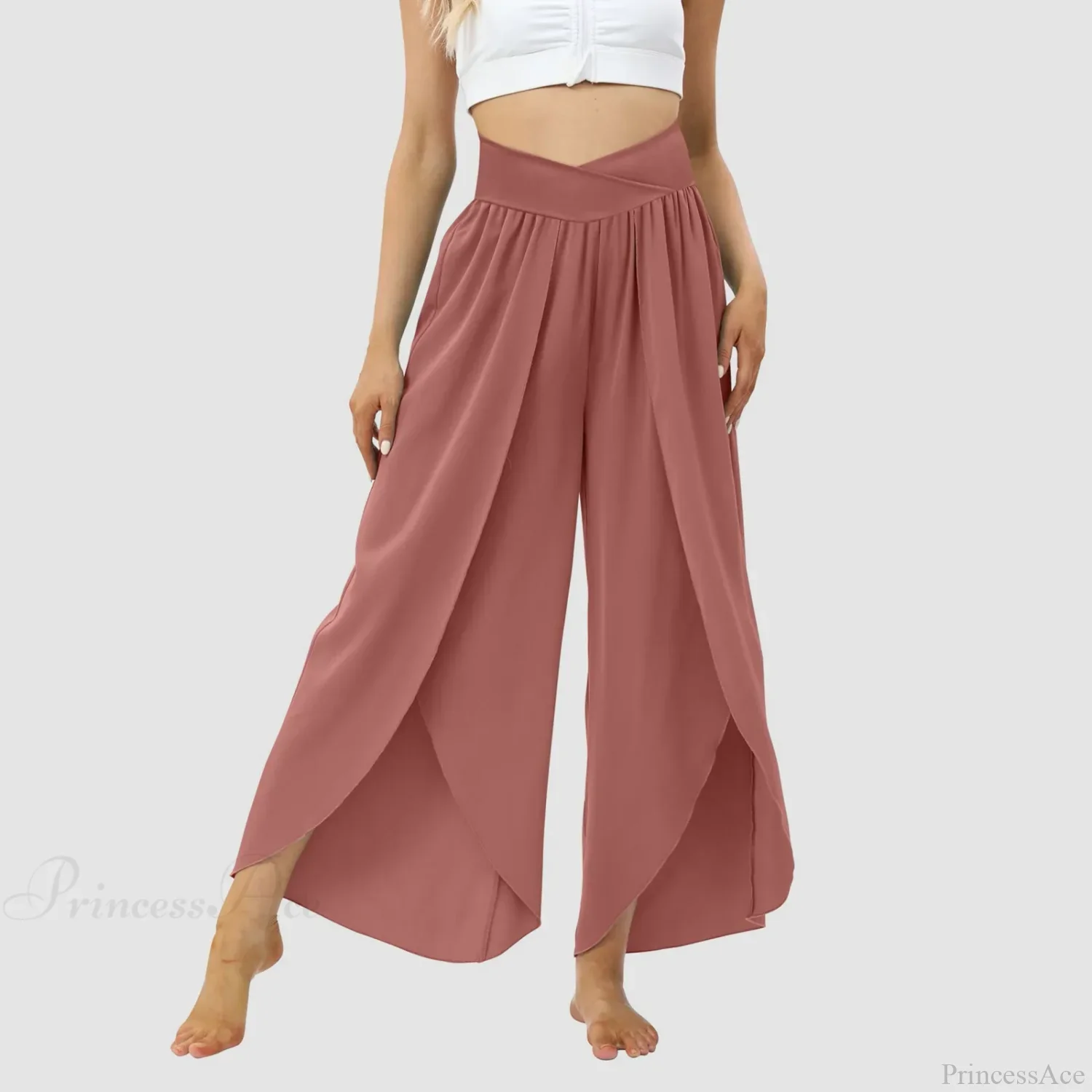 Tulle Ruffled Pleated Summer Pants - Image 7