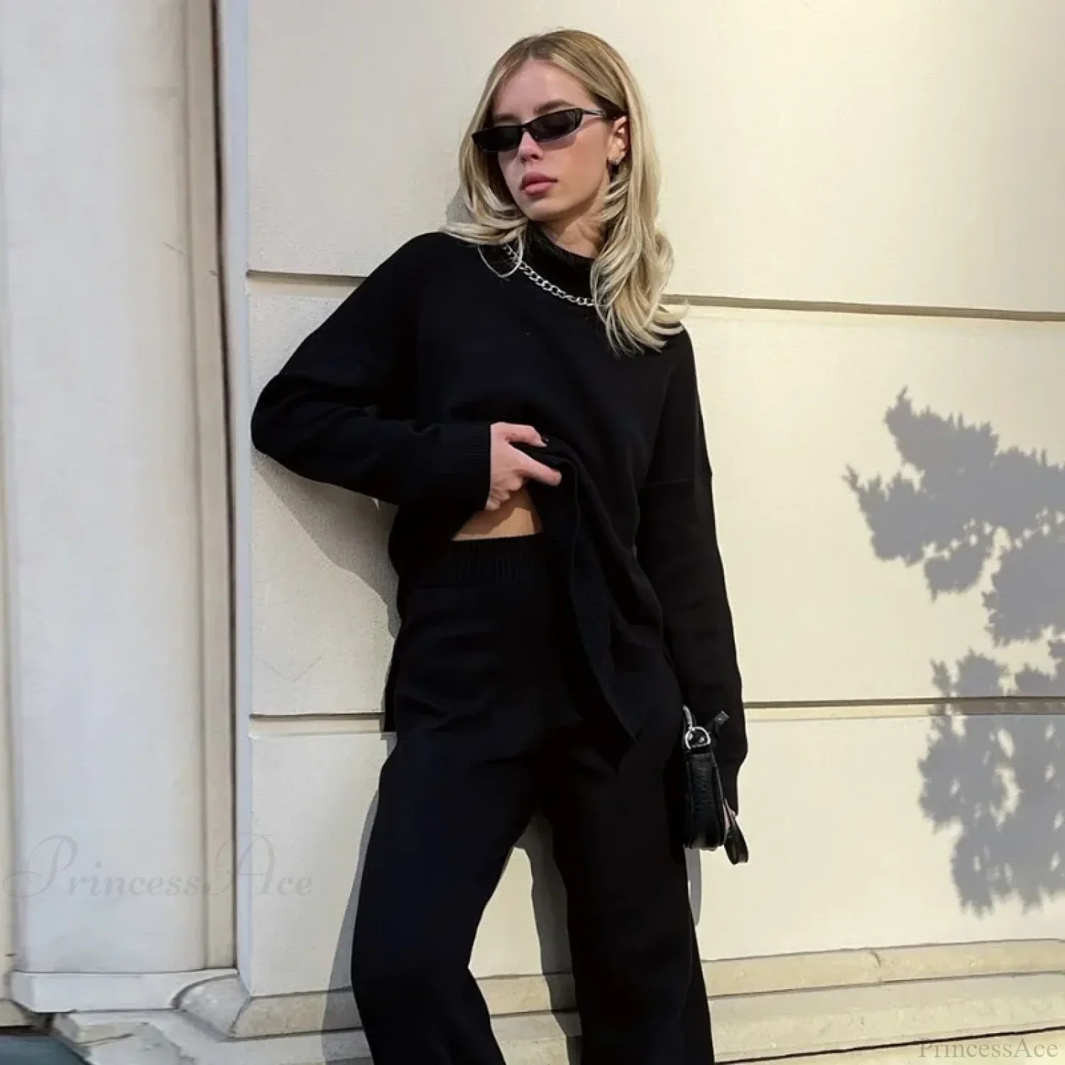 Turtleneck Casual Long-Sleeved Knitted Sweater - Image 8
