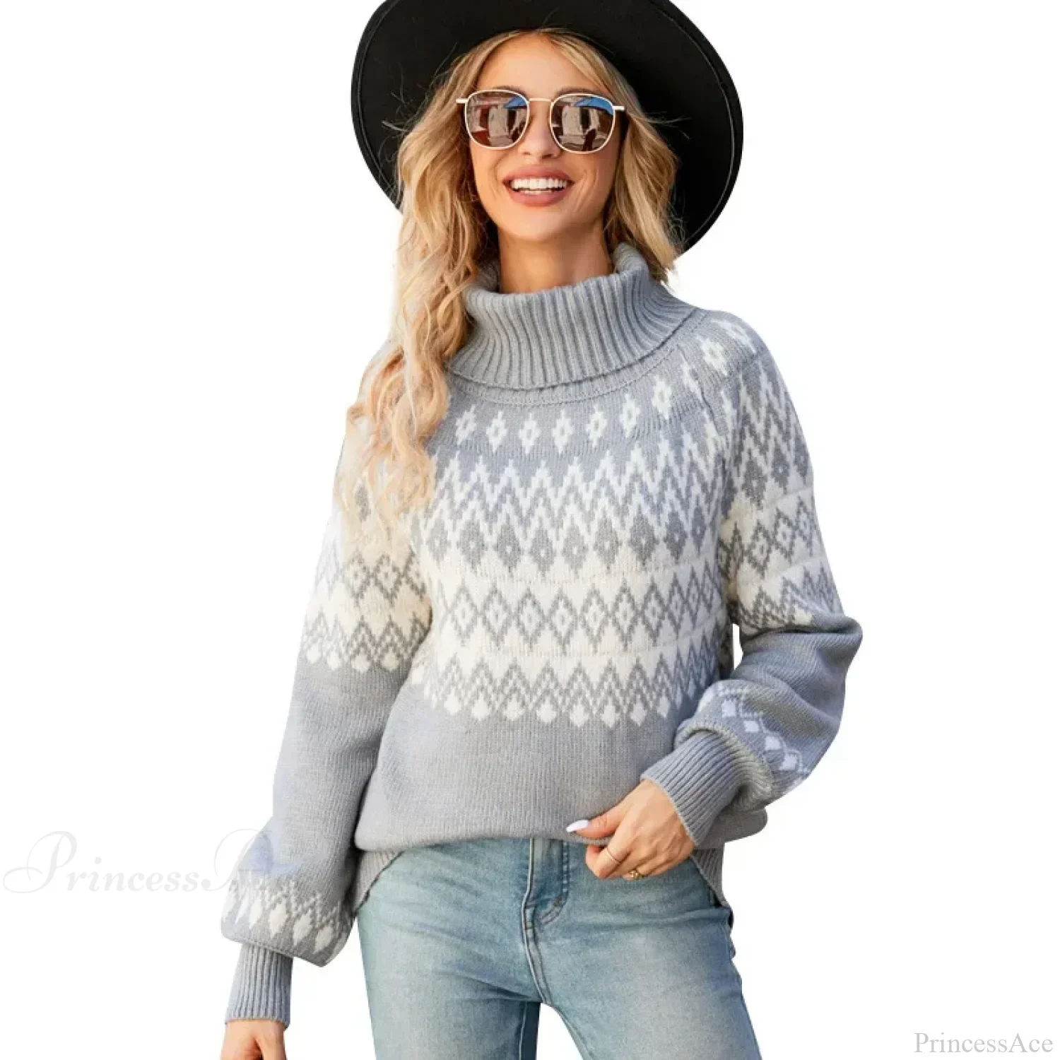 Turtleneck Simple Thick Warm Sweater - Image 4