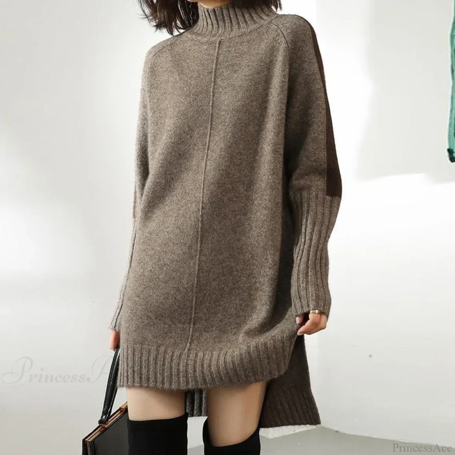 Turtleneck Wool Knit Warm Sweater