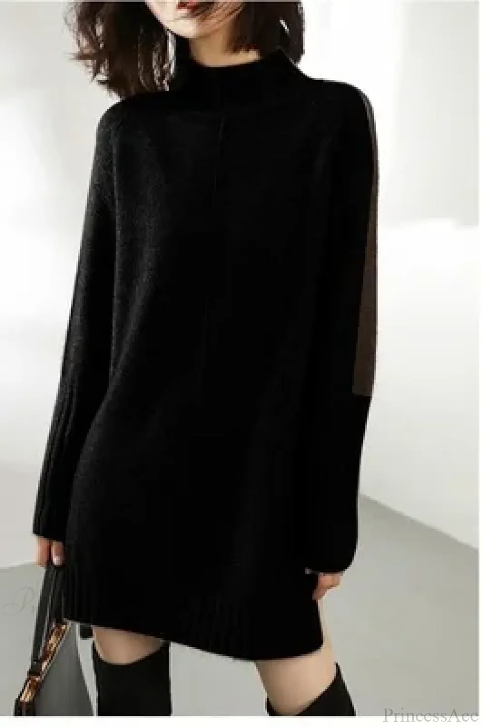 Turtleneck Wool Knit Warm Sweater - Image 6