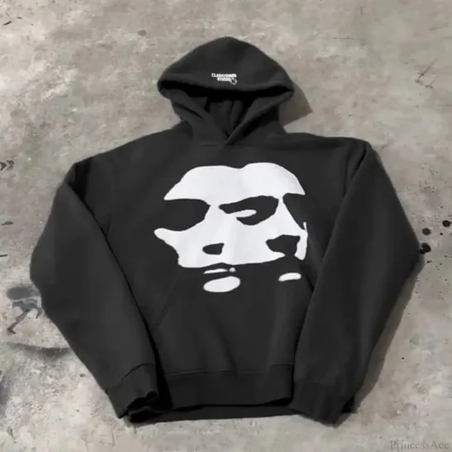 Two-Face Graphic Oversized Hoodie - Image 8