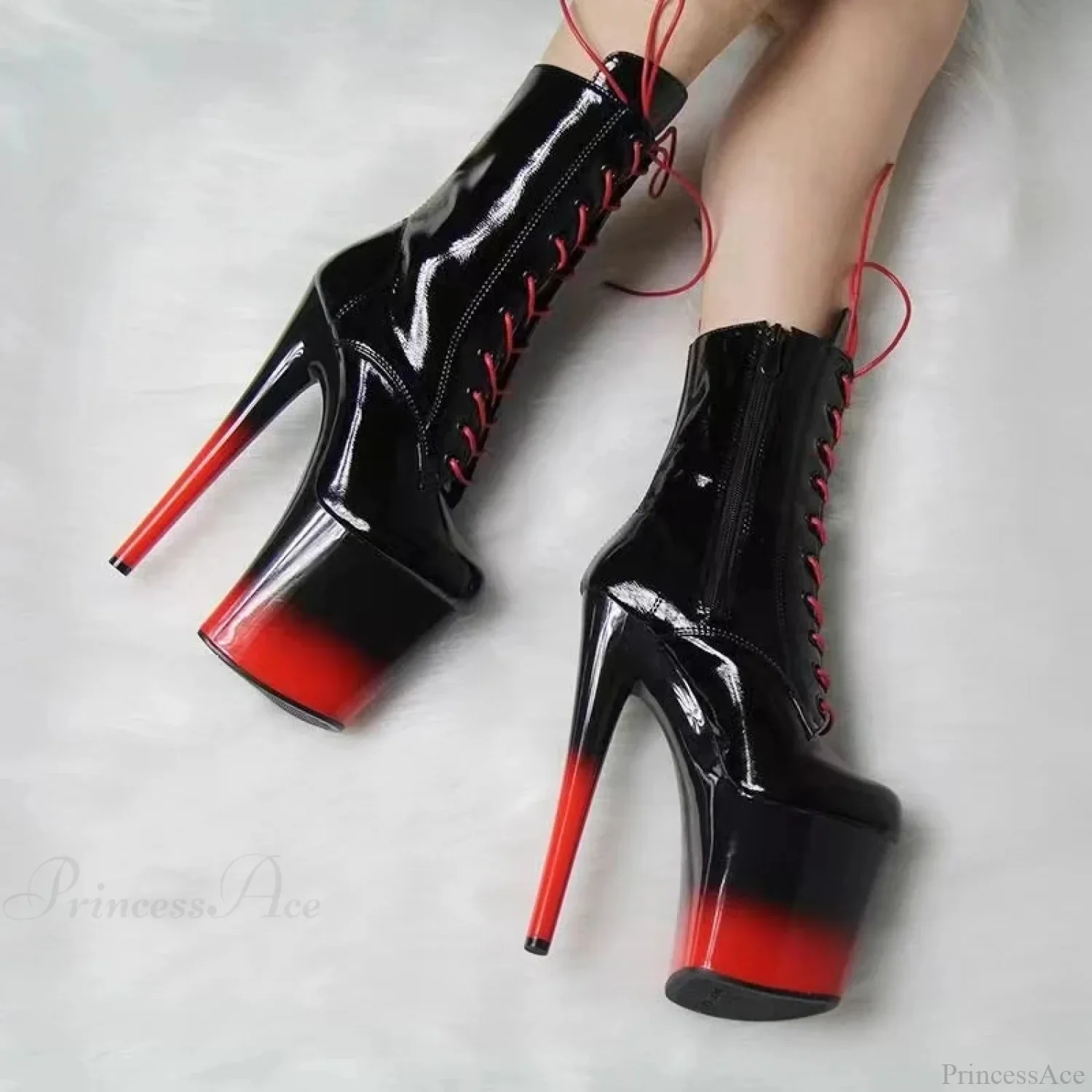 Ultra-thin Tall Steel Tube Nightclub Short Boot - Image 4