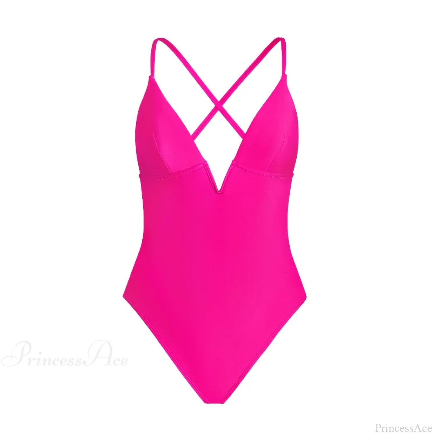 V-Wire Plunge One Piece Backless Set - Image 3