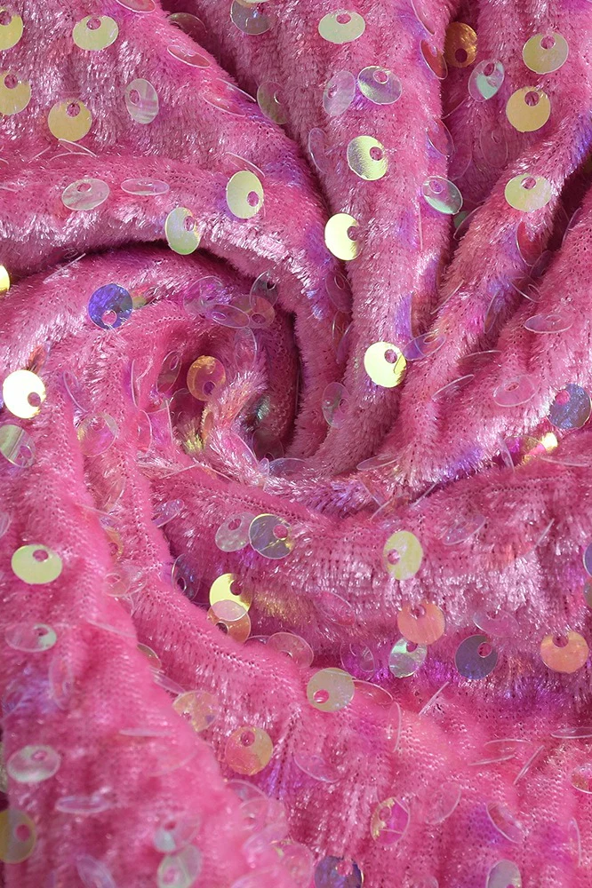 Velvet Sequin Bodycon Mini Skirt - Image 4