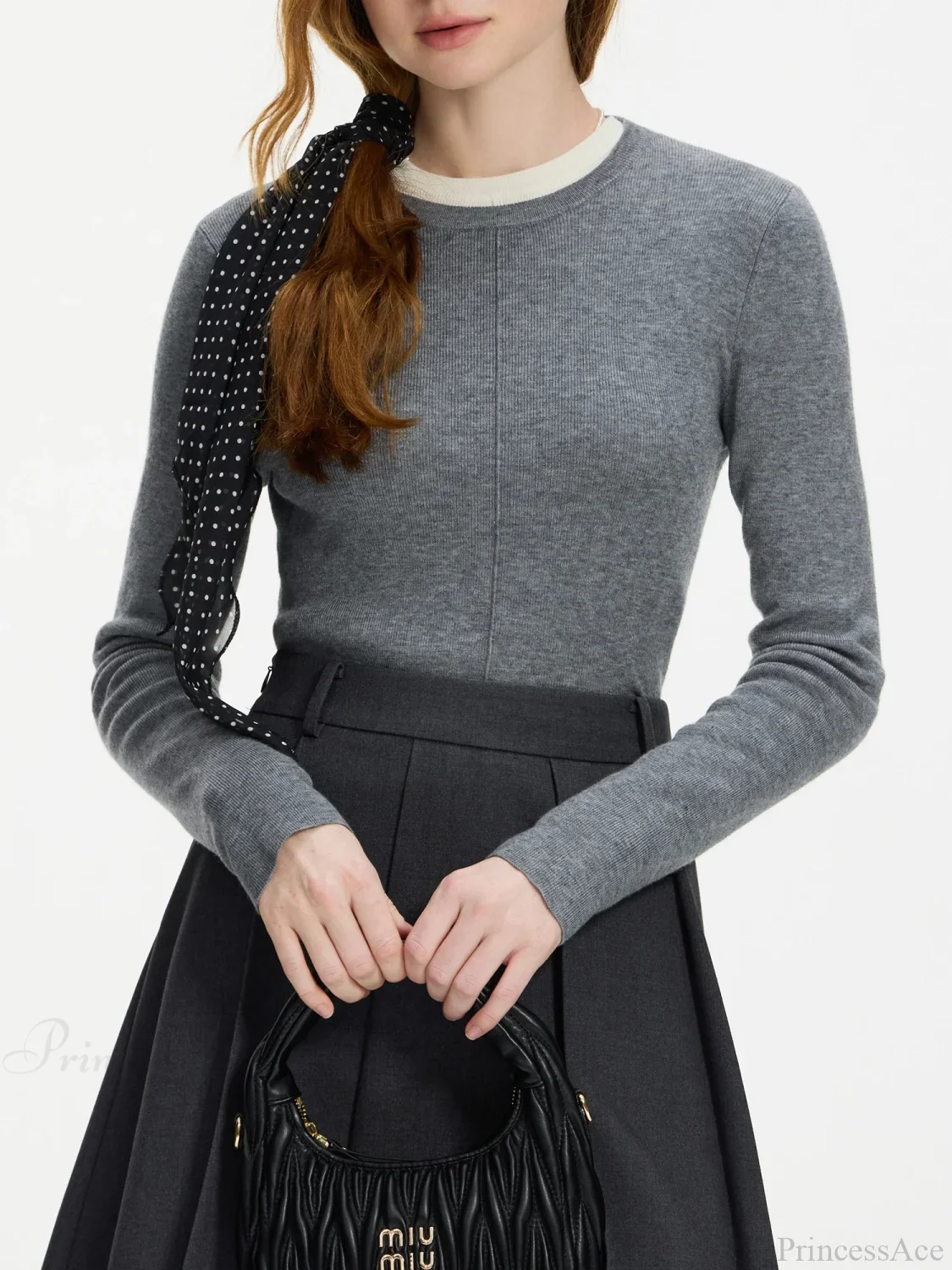 Versatile Round Neck Knitted Sweater - Image 4