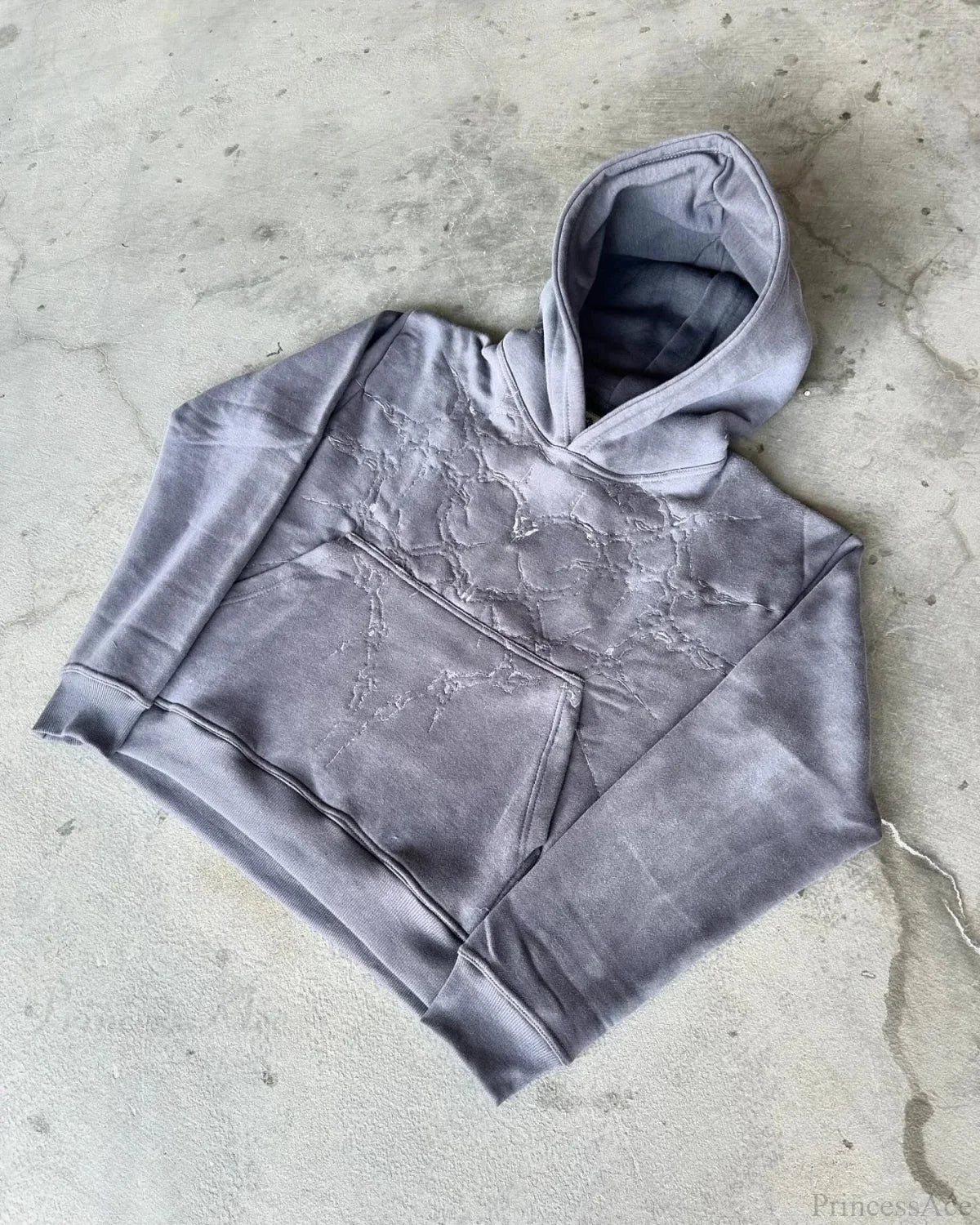 Vintage Embroidery Oversized Hoodie - Image 4