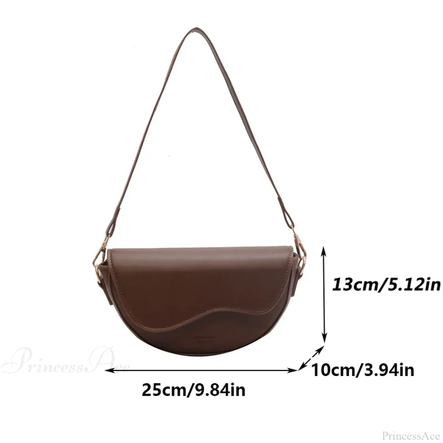 Vintage Flap Small Saddle Crossbody - Image 6