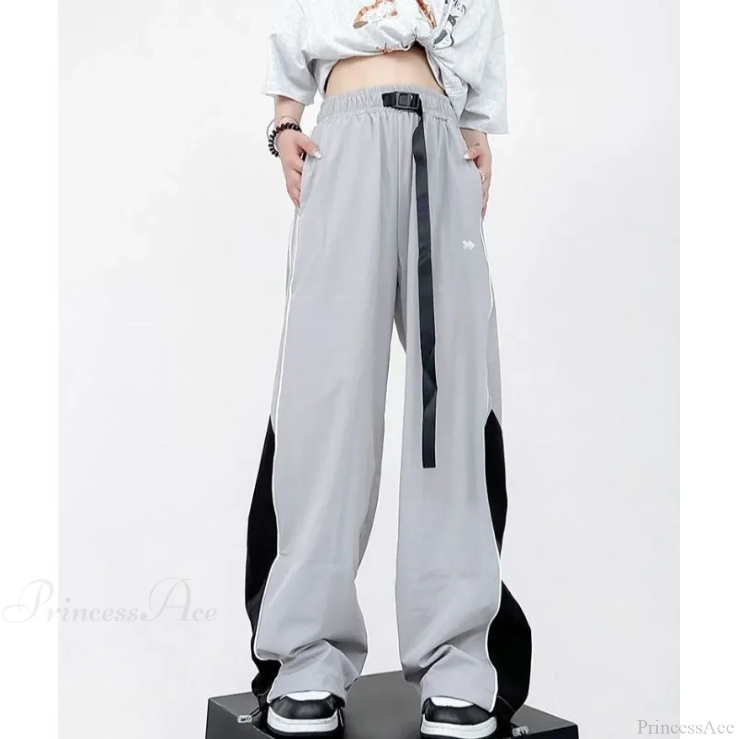 Vintage Jogging Sweatpants Wide Leg Pants - Image 5