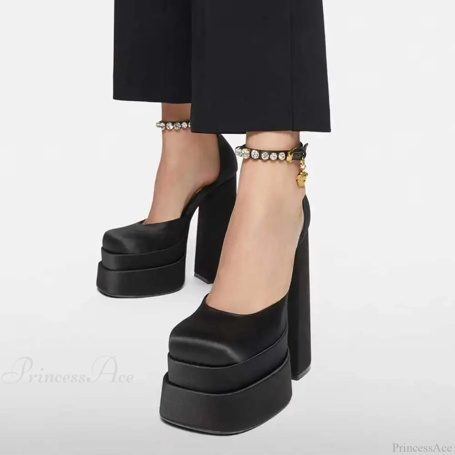 Vintage Mary Jane Chunky Gothic Tall Heel - Image 9
