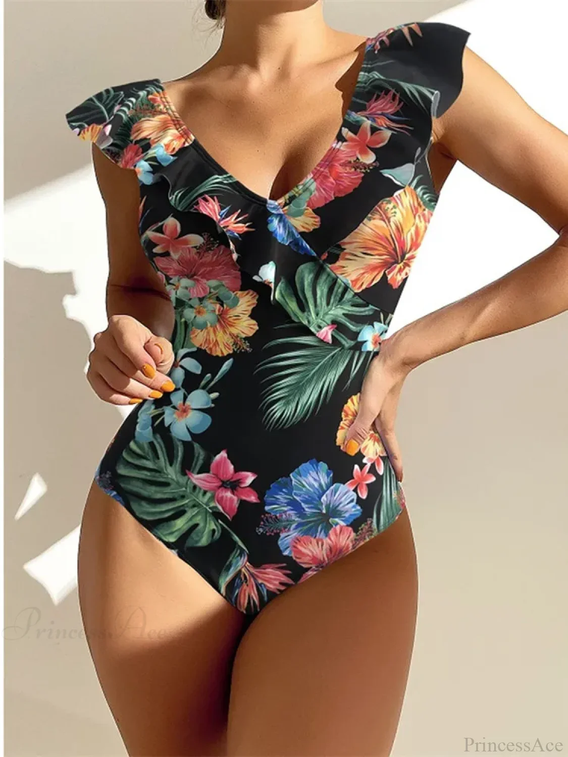 Vintage Micro Bikini Backless One Piece Set - Image 3