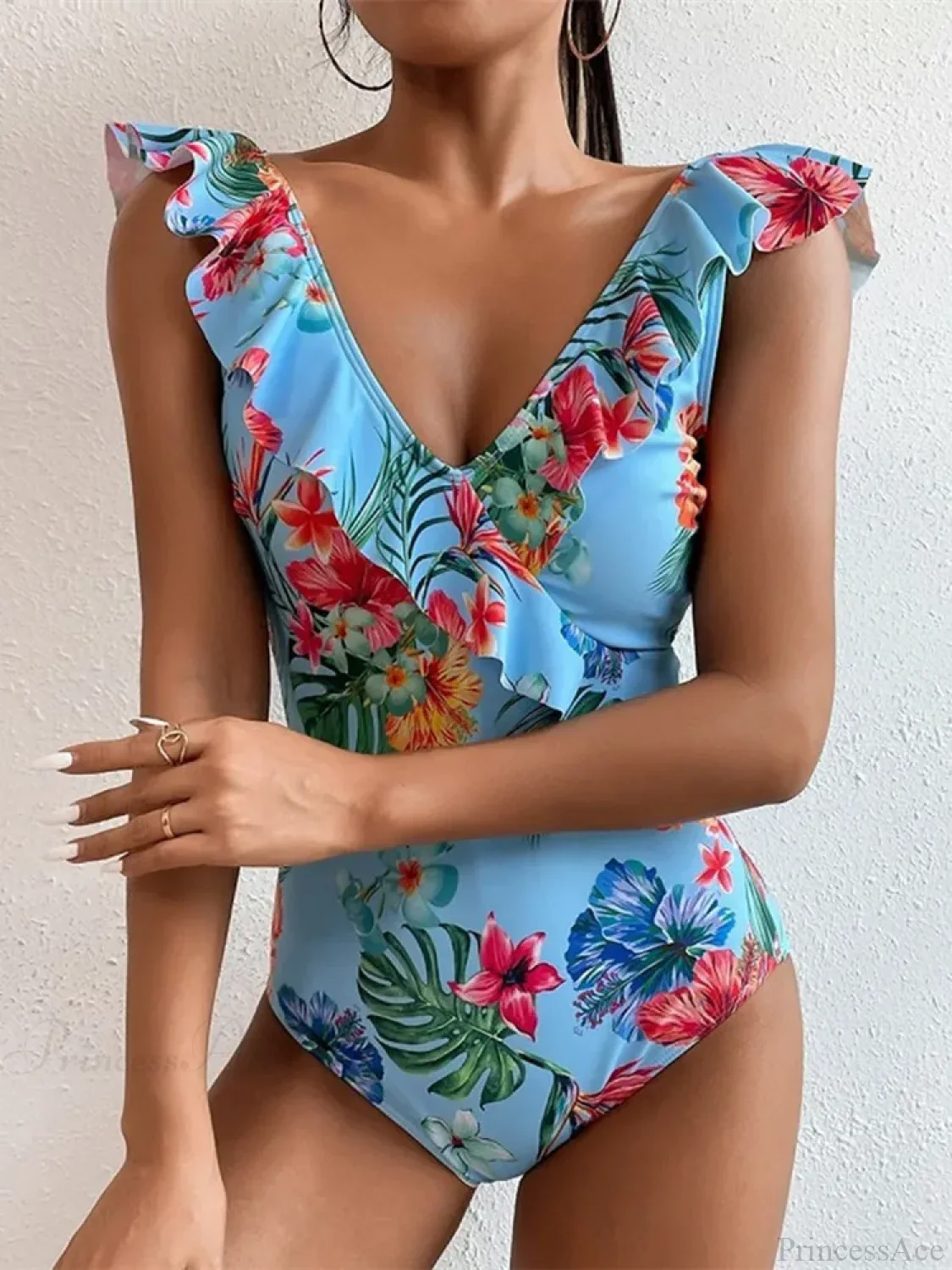 Vintage Micro Bikini Backless One Piece Set - Image 4