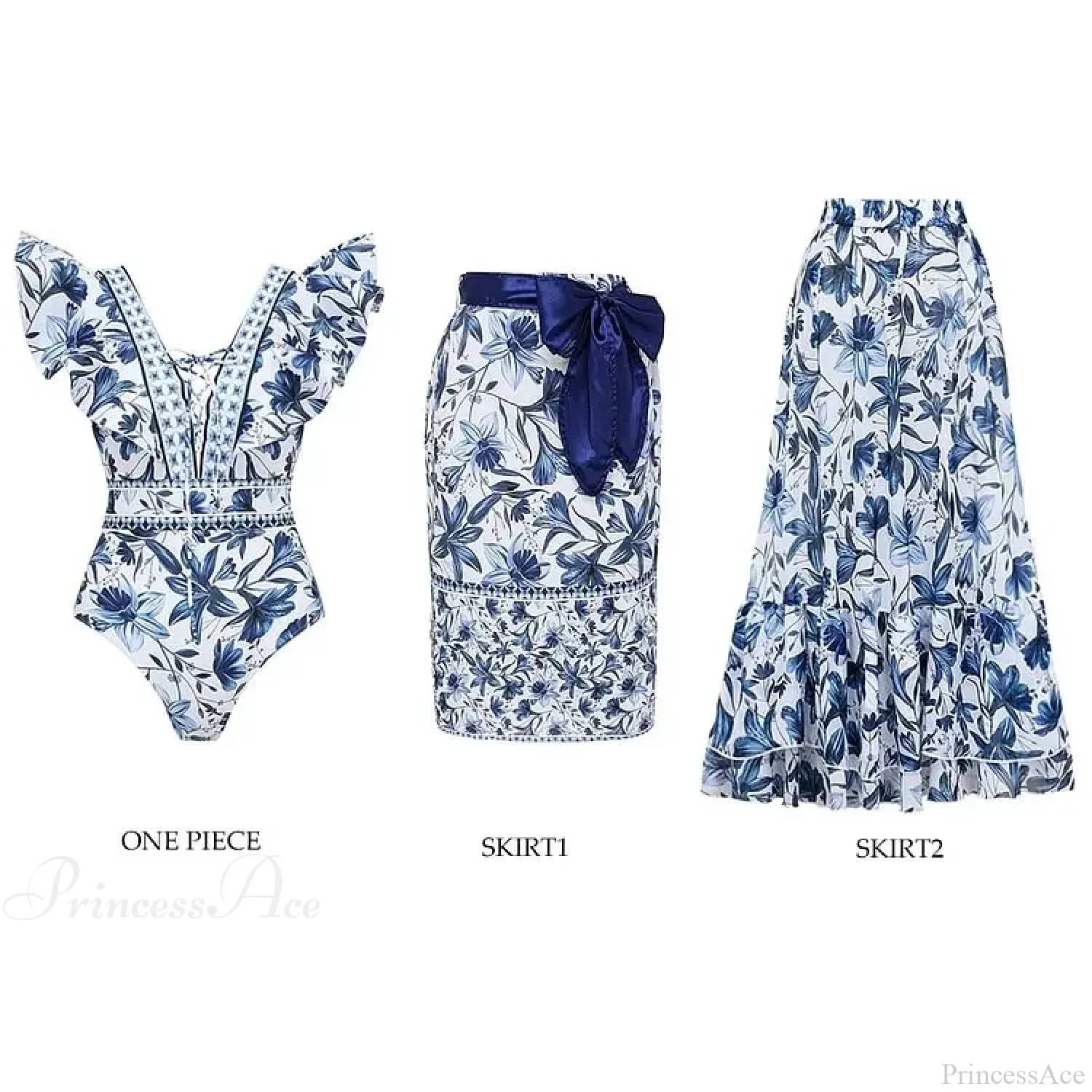 Vintage Printed Sarong Two Piece Set - Image 13