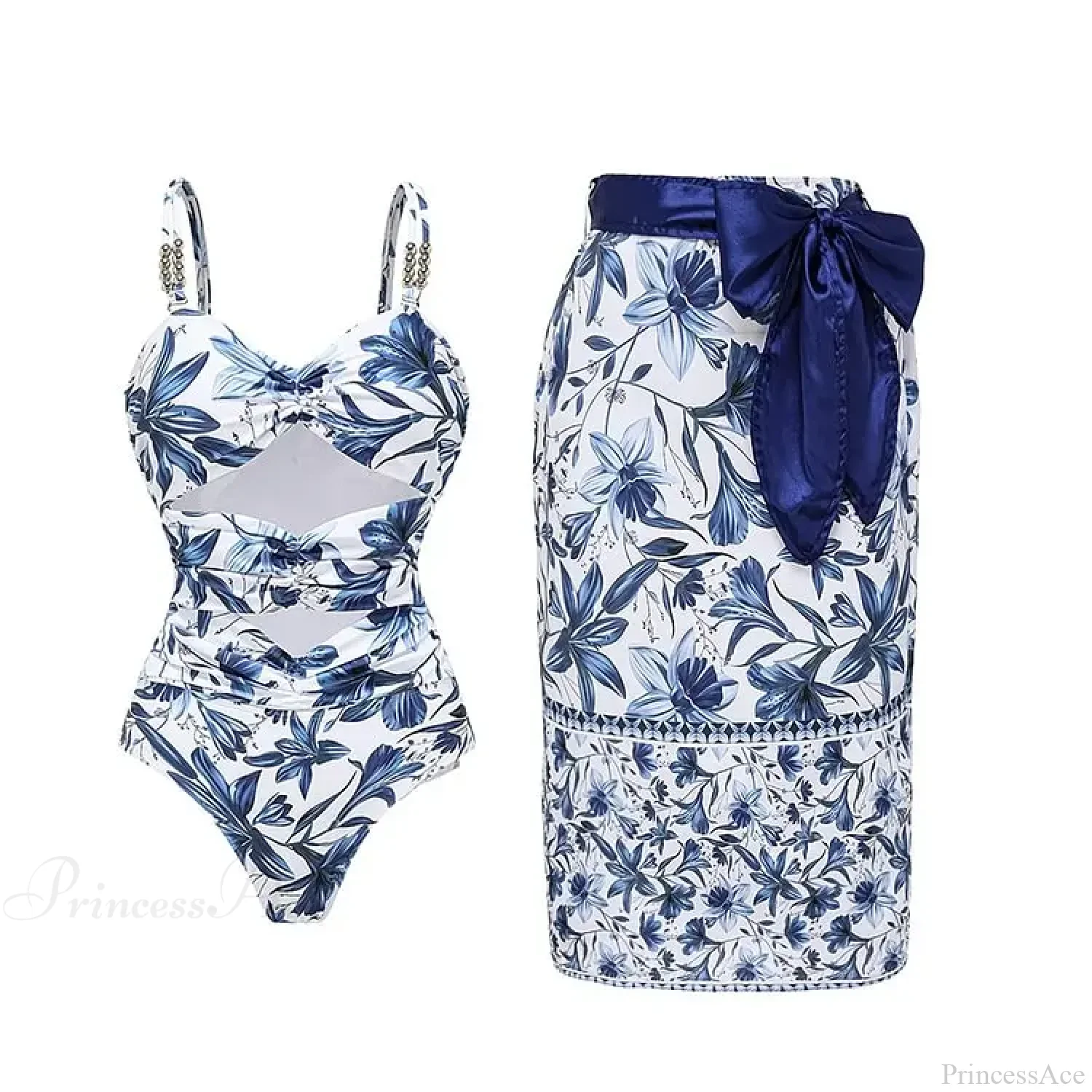 Vintage Printed Sarong Two Piece Set - Image 15