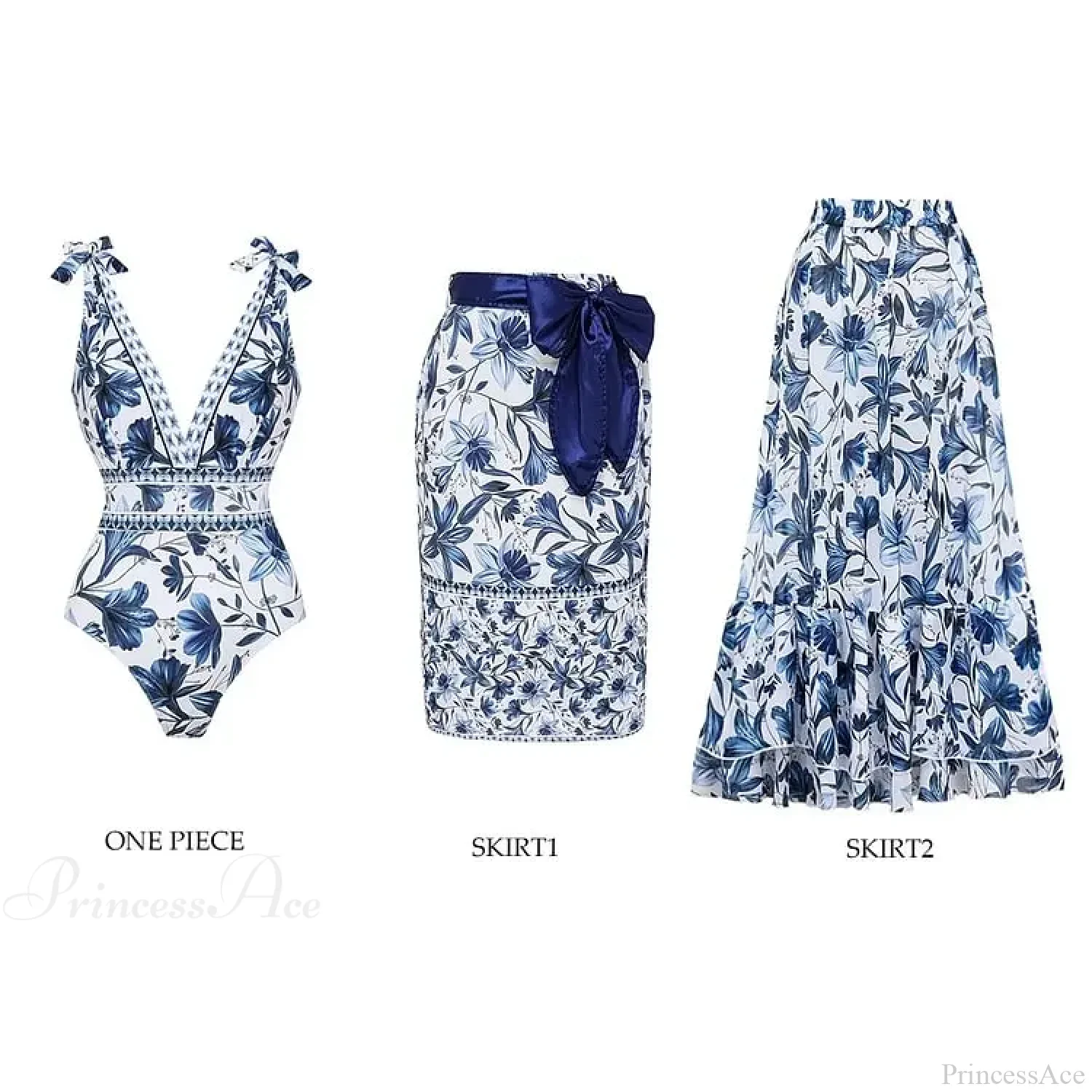 Vintage Printed Sarong Two Piece Set - Image 9