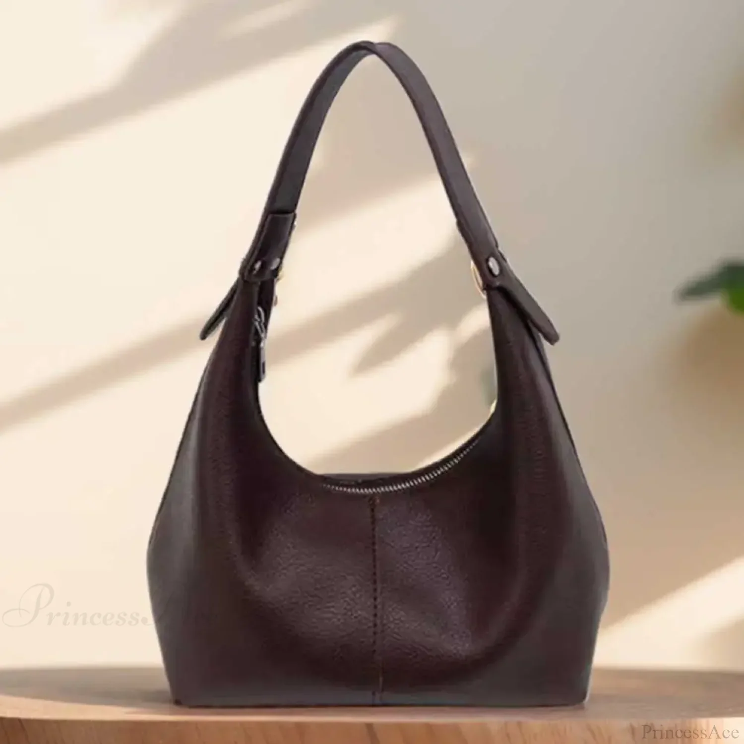 Vintage PU Leather Underarm Shoulder Bag - Image 11