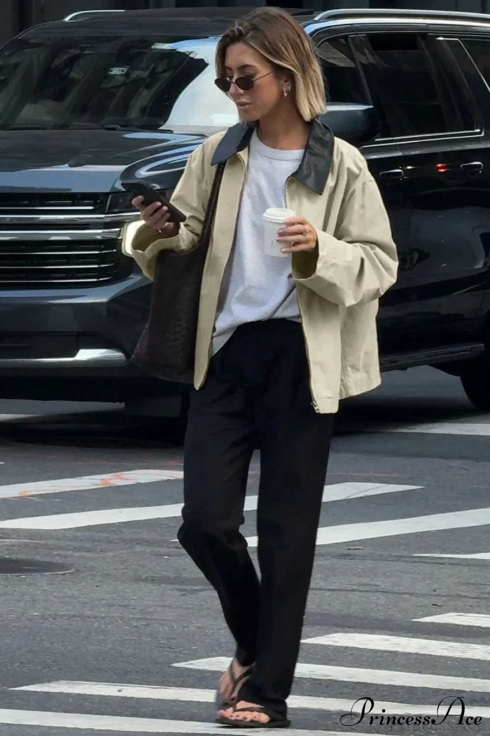 Vintage Shirt Style Trench Coat - Image 3