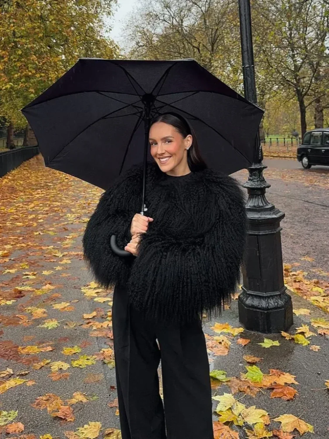 Vintage Solid Plush Fluffy Short Coat - Image 9