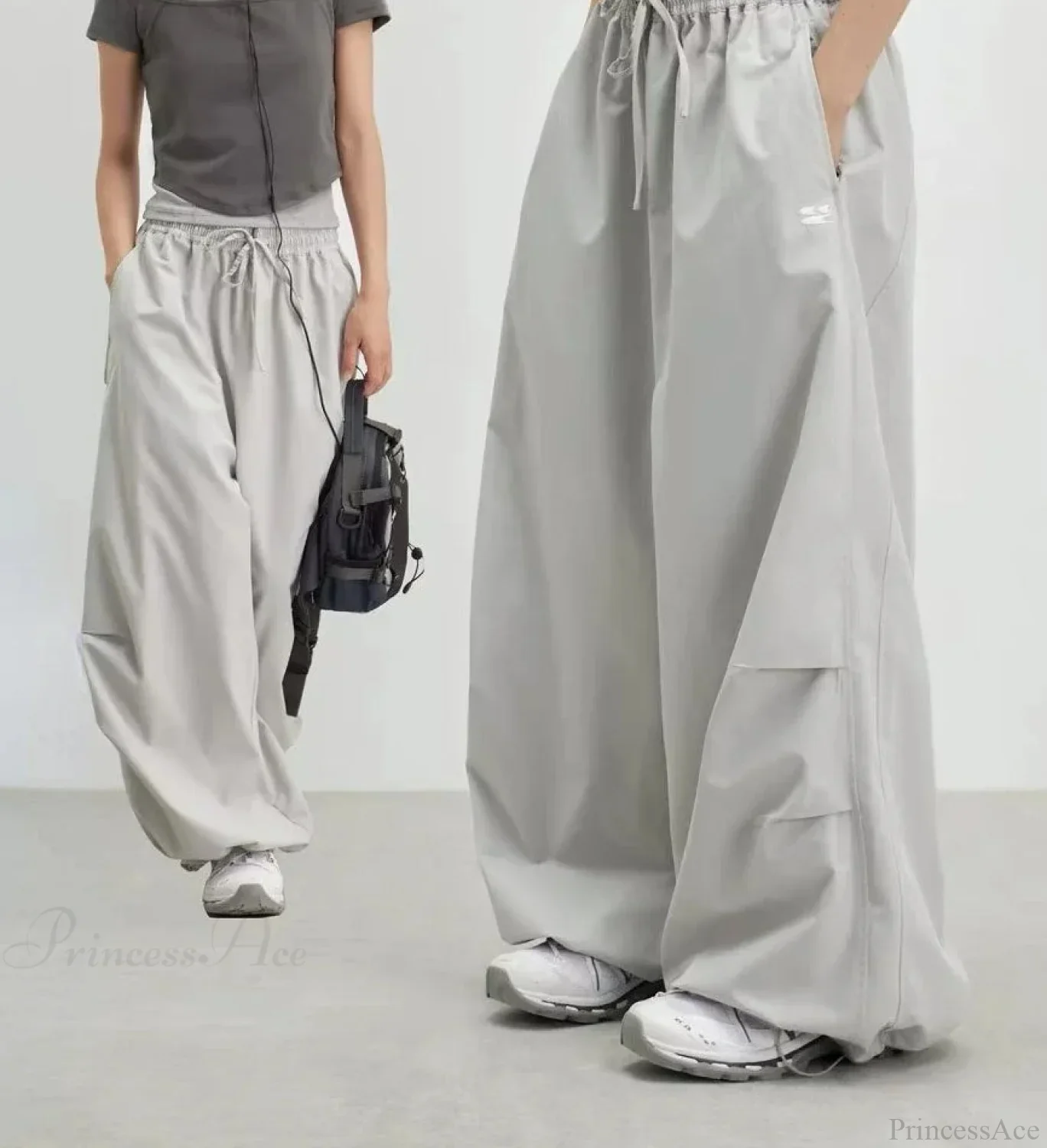 Vintage Y2K Harajuku Parachute Pants - Image 4