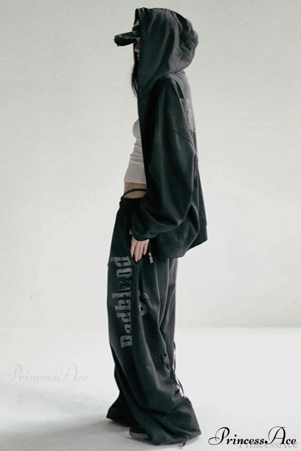 Washed Loose Wide-Leg Casual Pants - Image 4