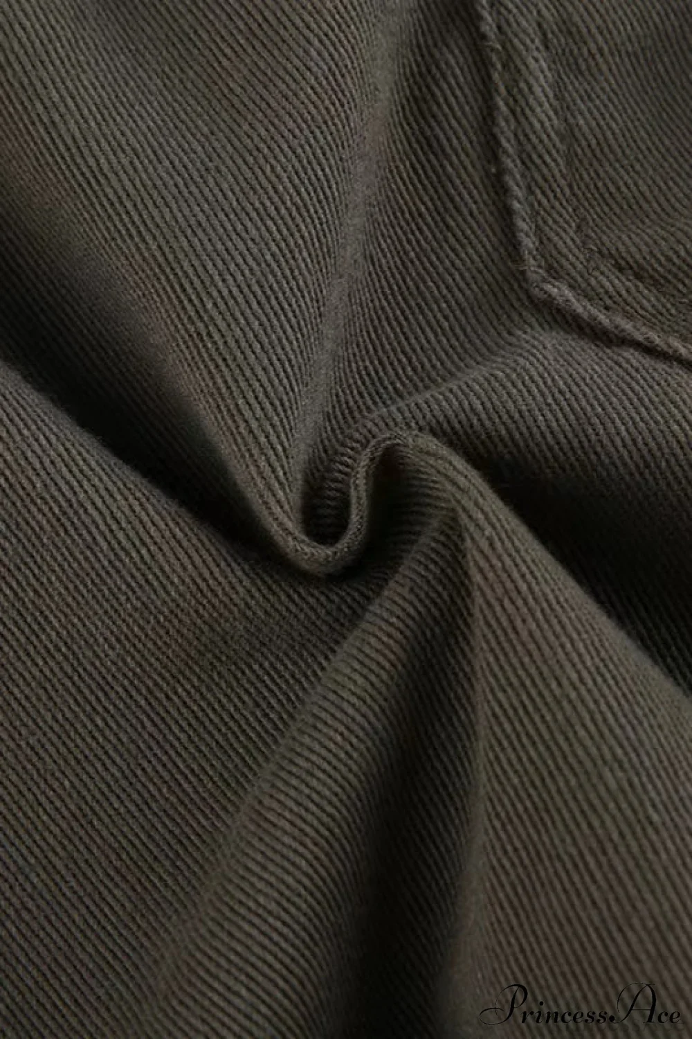 Washed Multi Pocket Denim Cargo Pants - Image 3