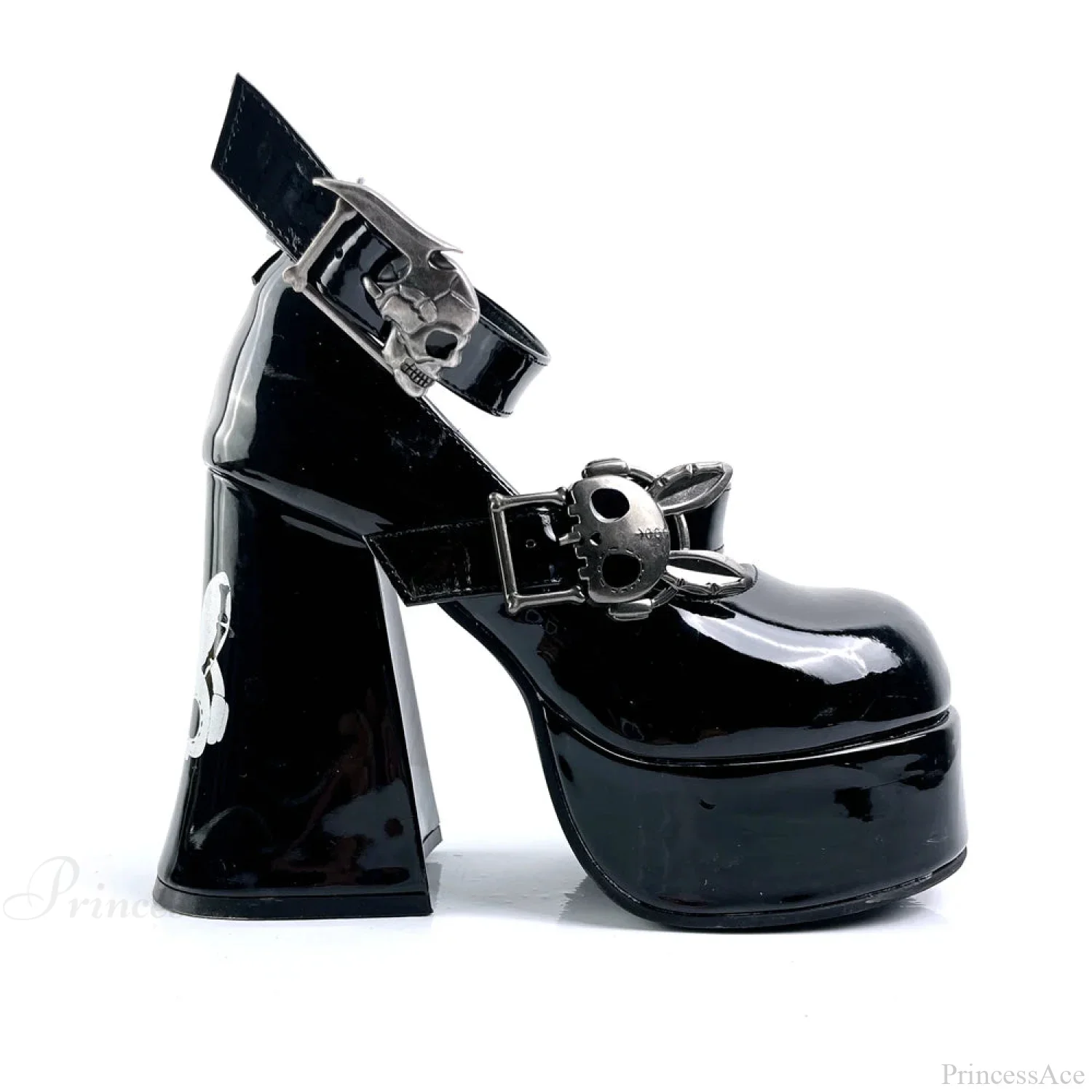 Water-resistant Thick Dark High Heel - Image 3
