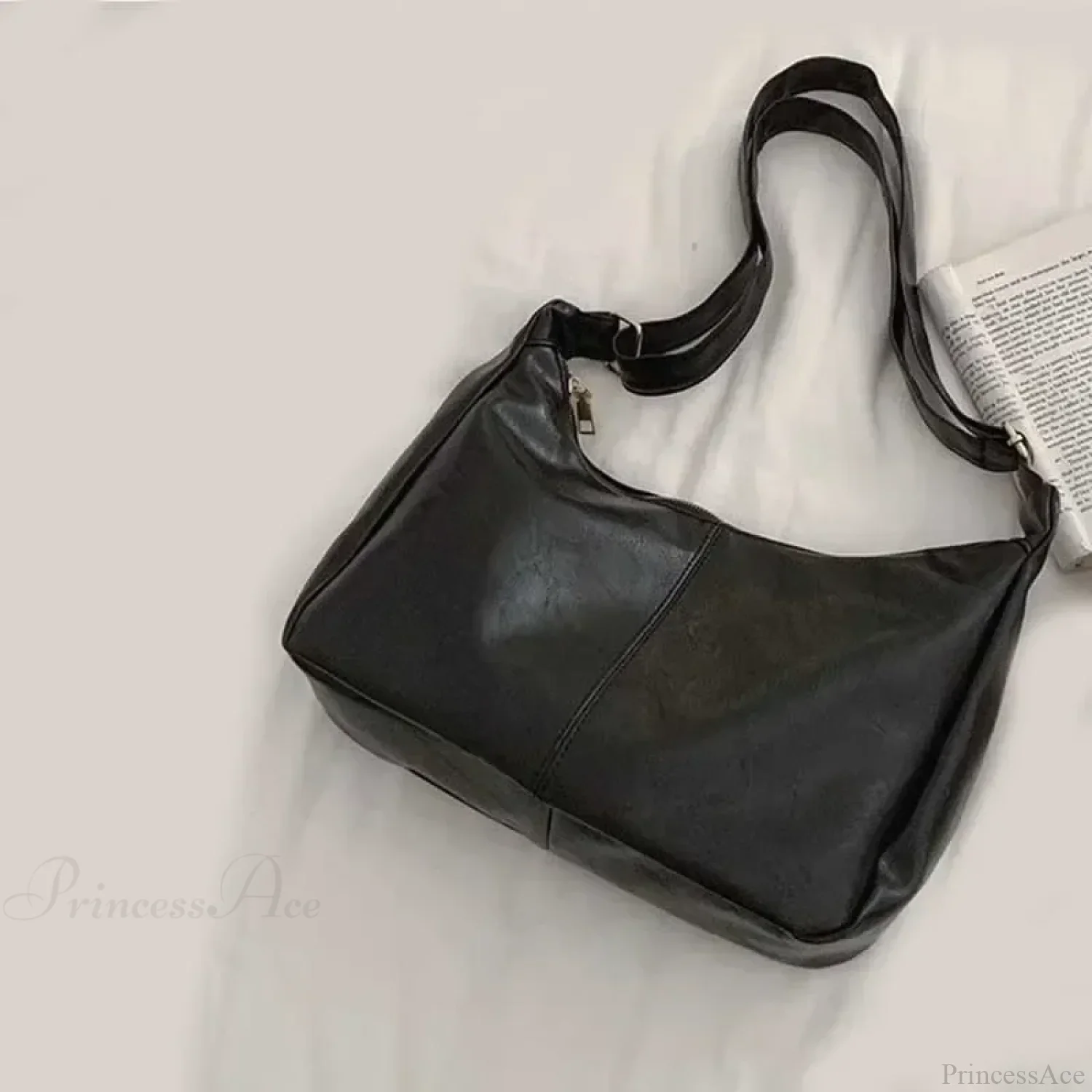 Weaving Straw Top-Handle Shoulder Bag - Image 5