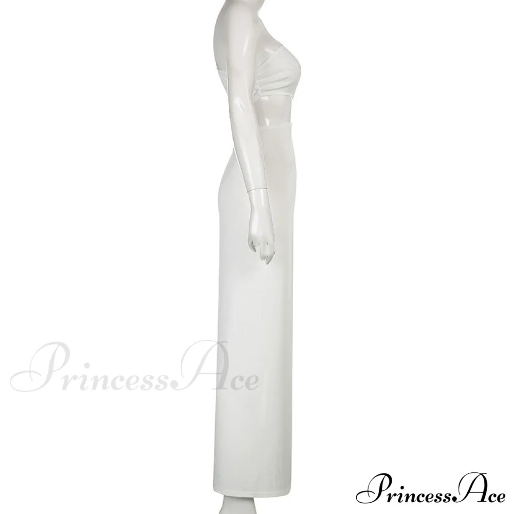 White Shoulder Parties - Women for Split Gown One for Gown and Full-Length Warm-Season Elegant Long Beachwear - Image 8