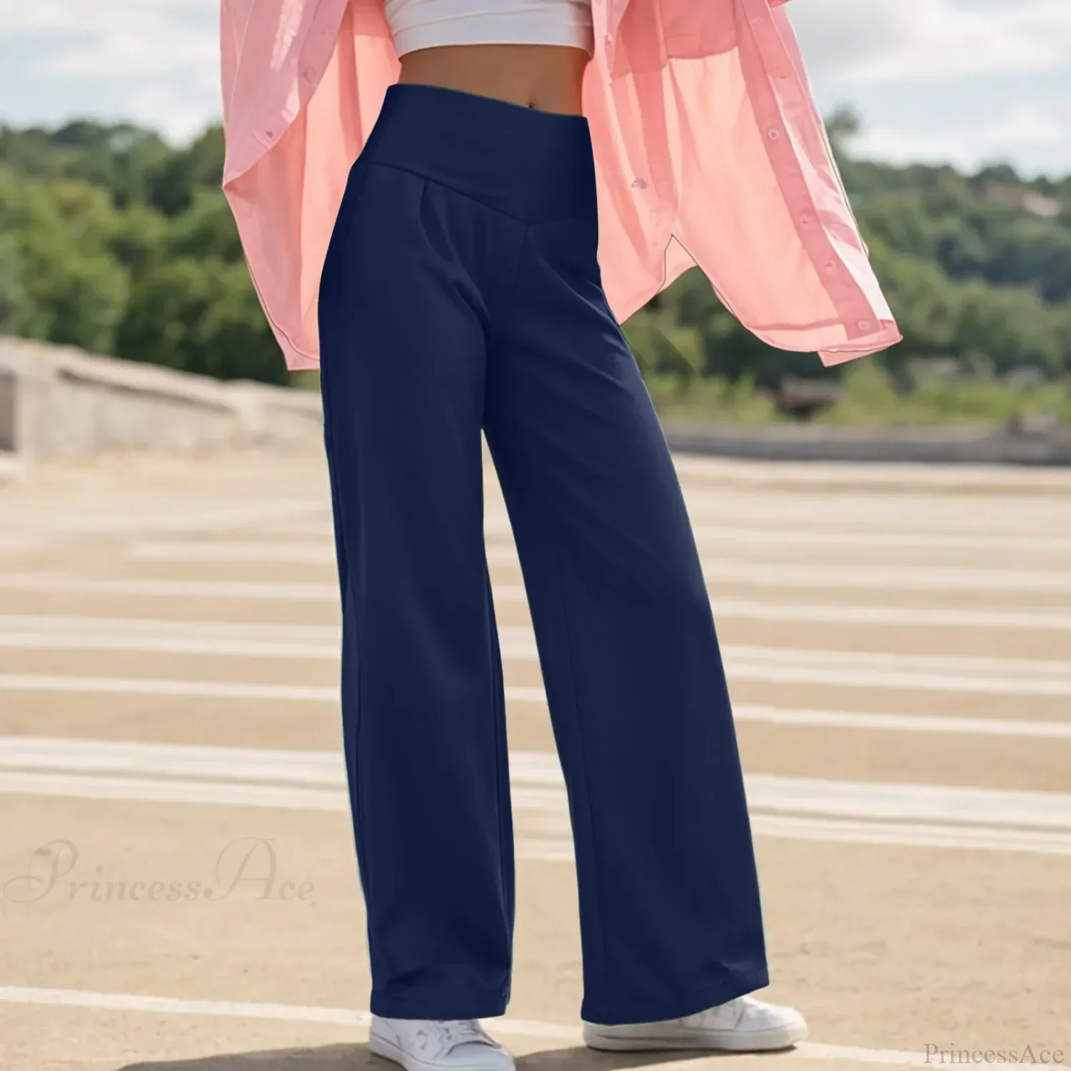 Wide Leg Yoga Pants - Image 2