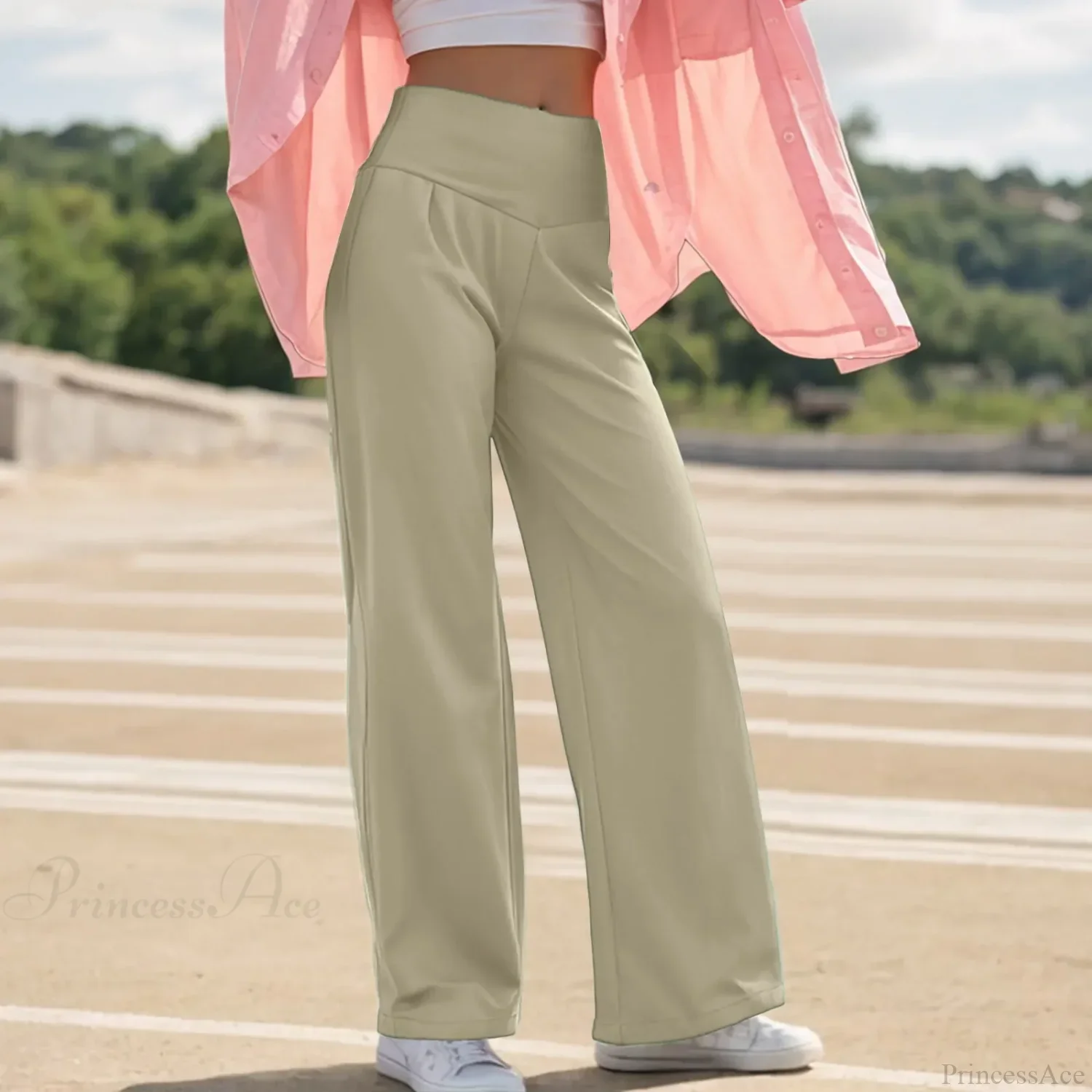 Wide Leg Yoga Pants - Image 5