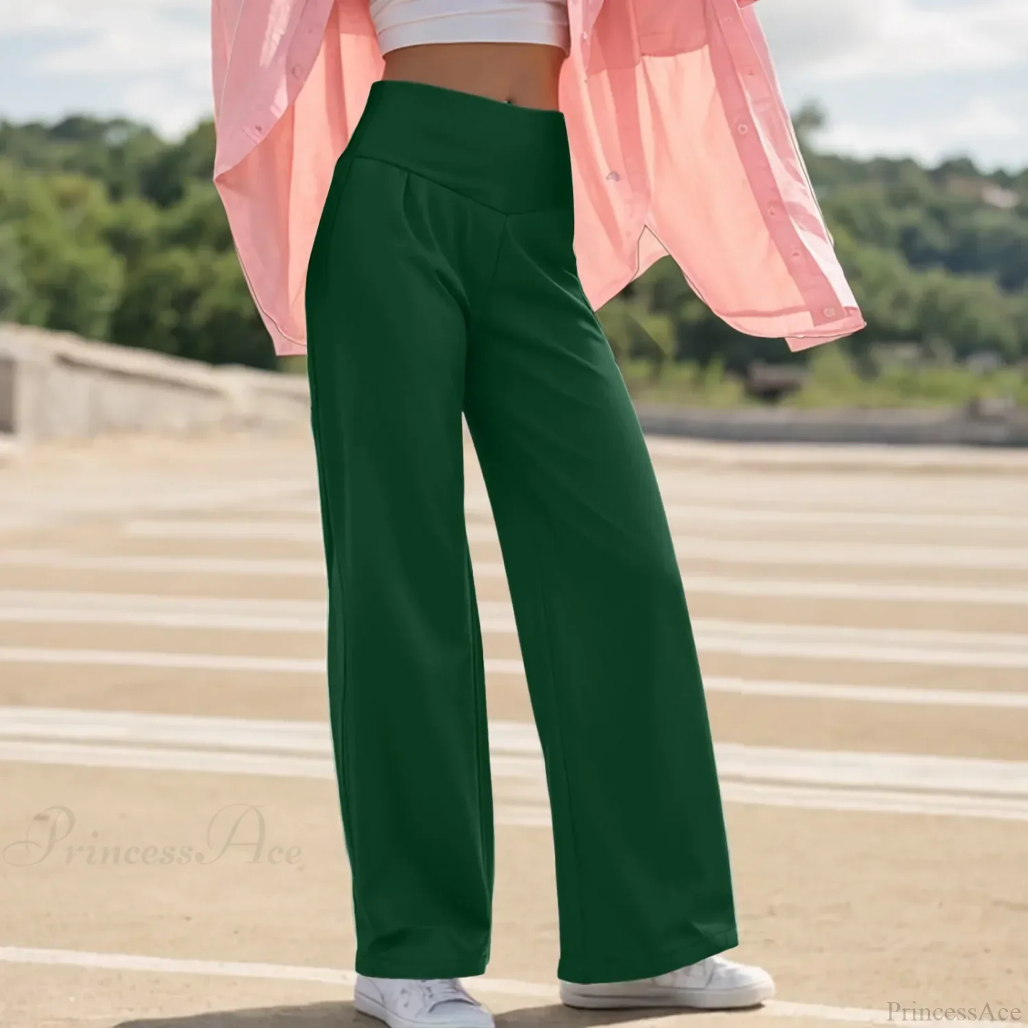 Wide Leg Yoga Pants - Image 8