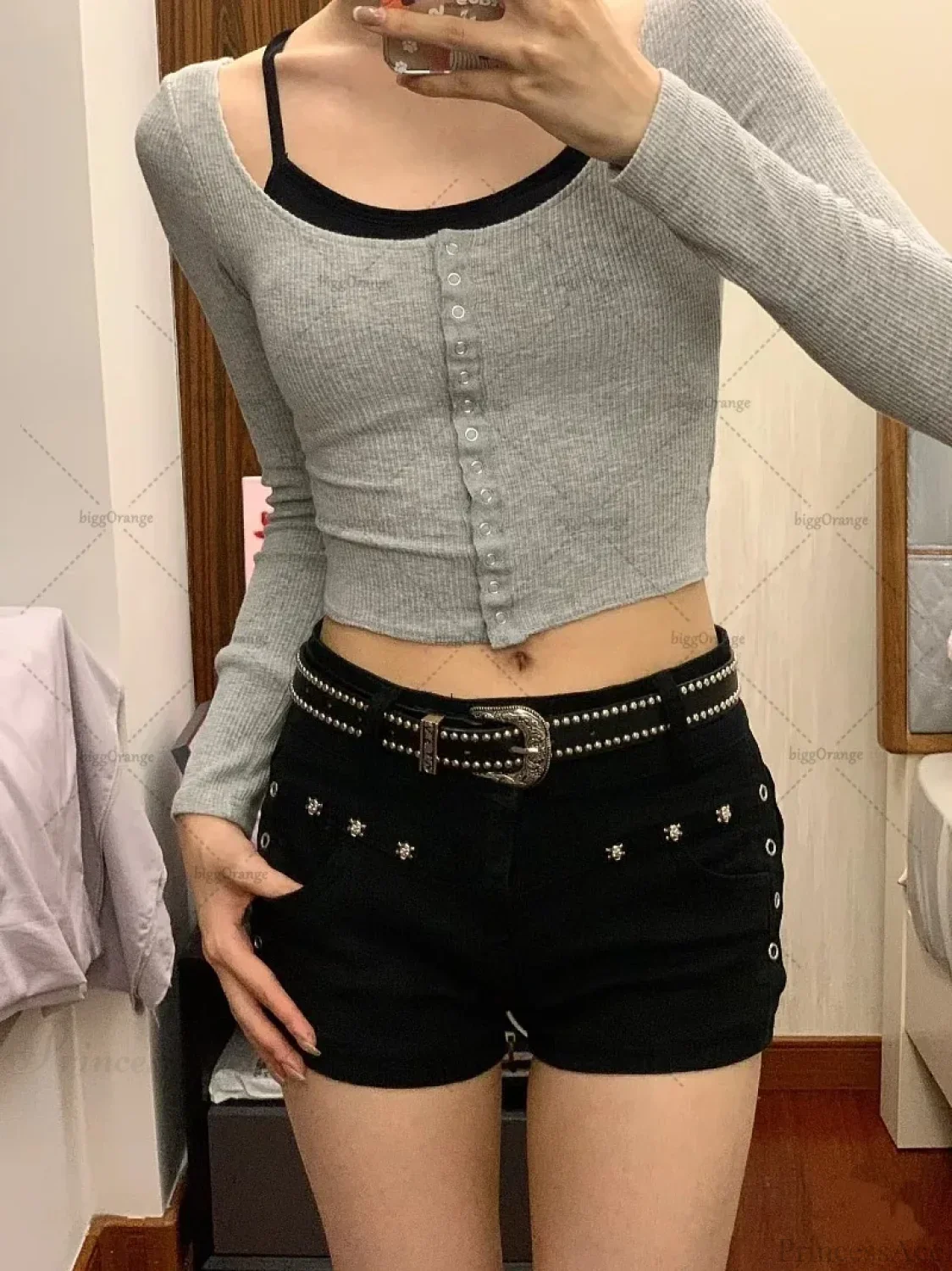 Willow Nail Design Denim Short