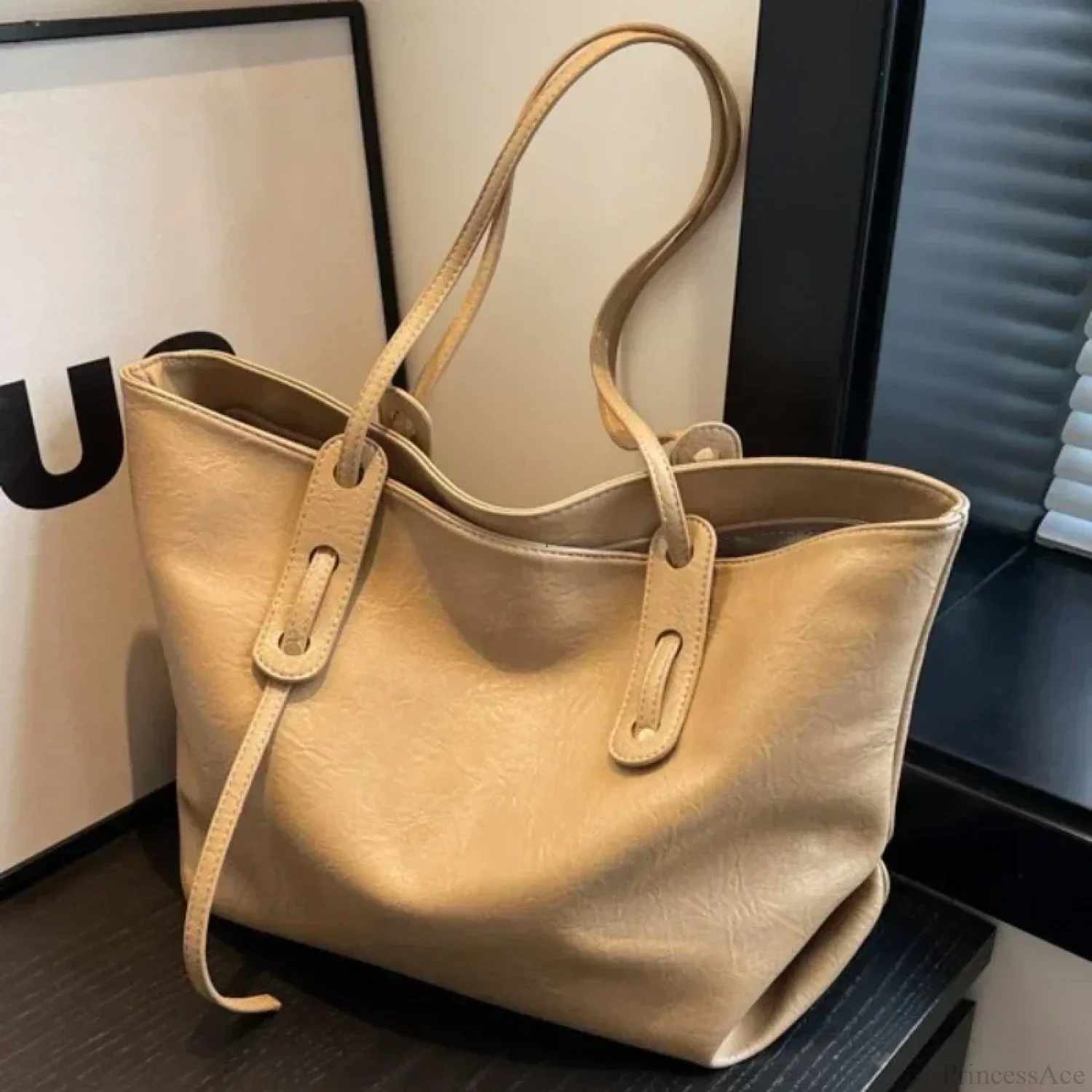 Winter Leather Tote Shoulder Bag for Women - Image 10