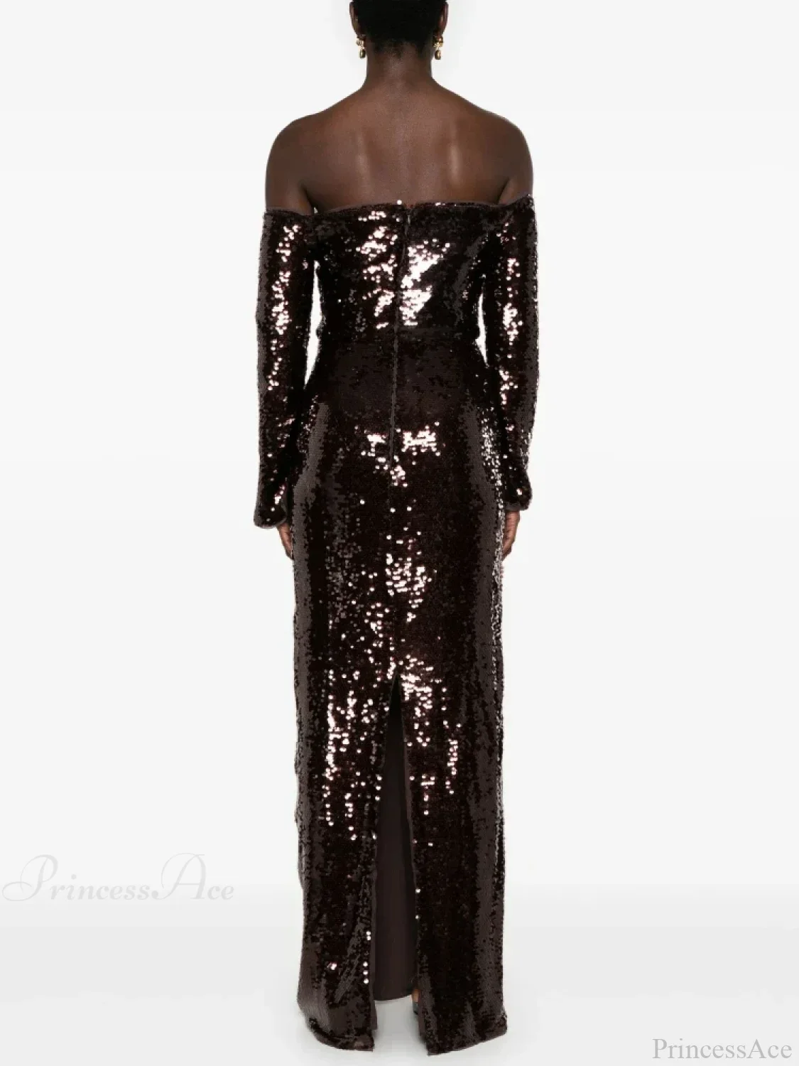Winter Mesh Patchwork Party Dress - Image 6