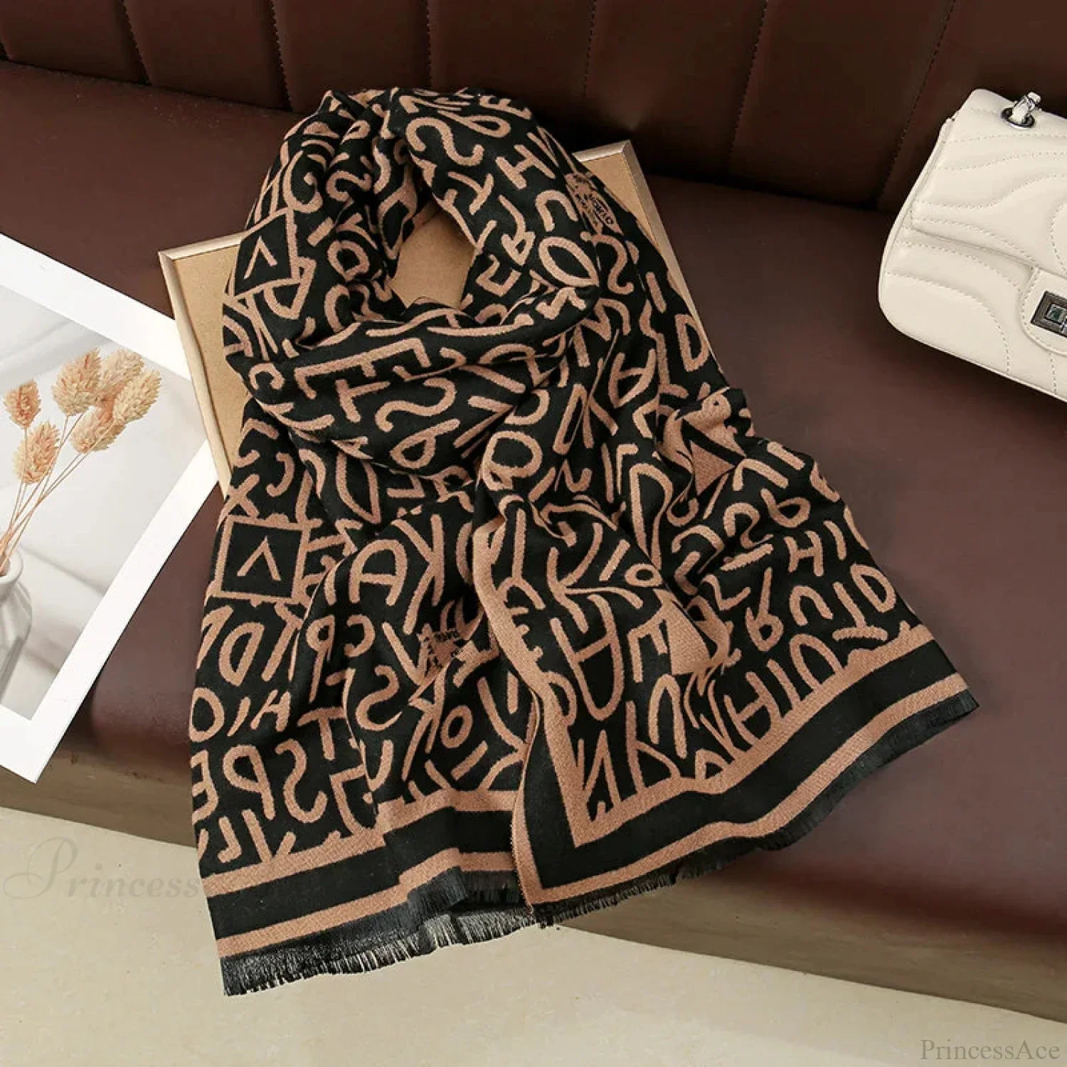 Winter Plaid Cashmere Poncho Tassel Scarf - Luxury Warm Thickened Unisex - Image 19