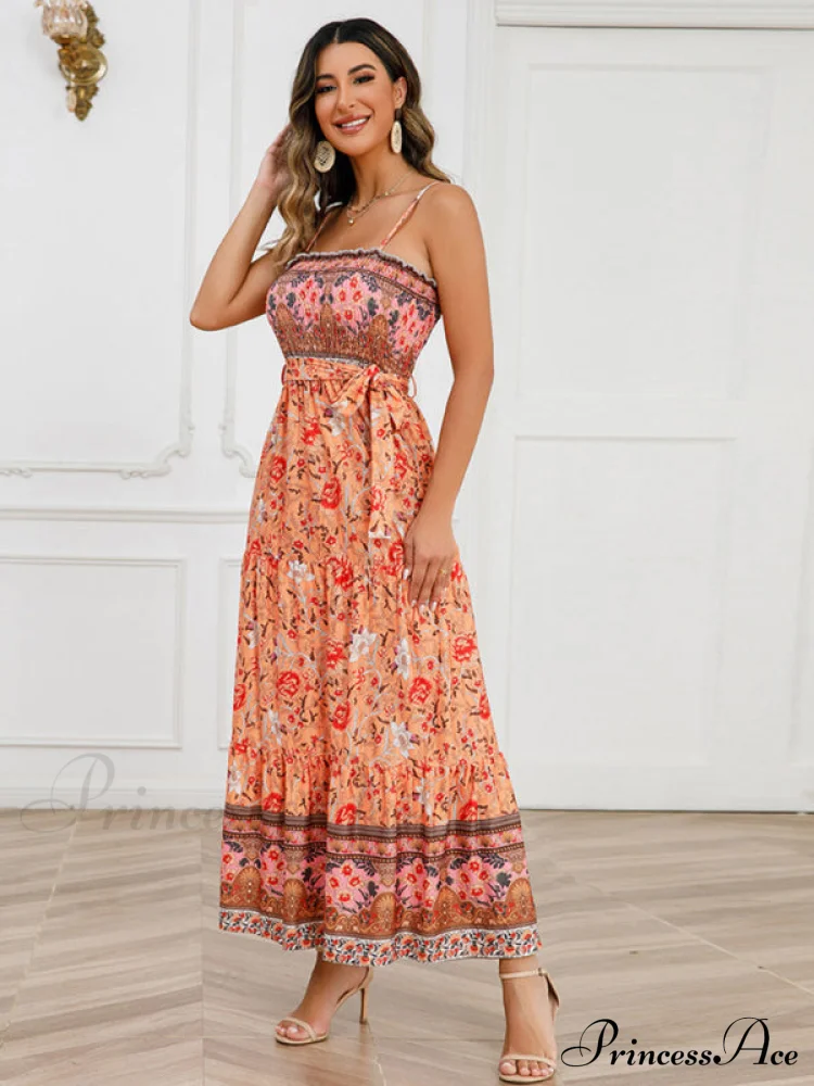 with Gown for Bohemian Women Full-Length Straps - Image 3