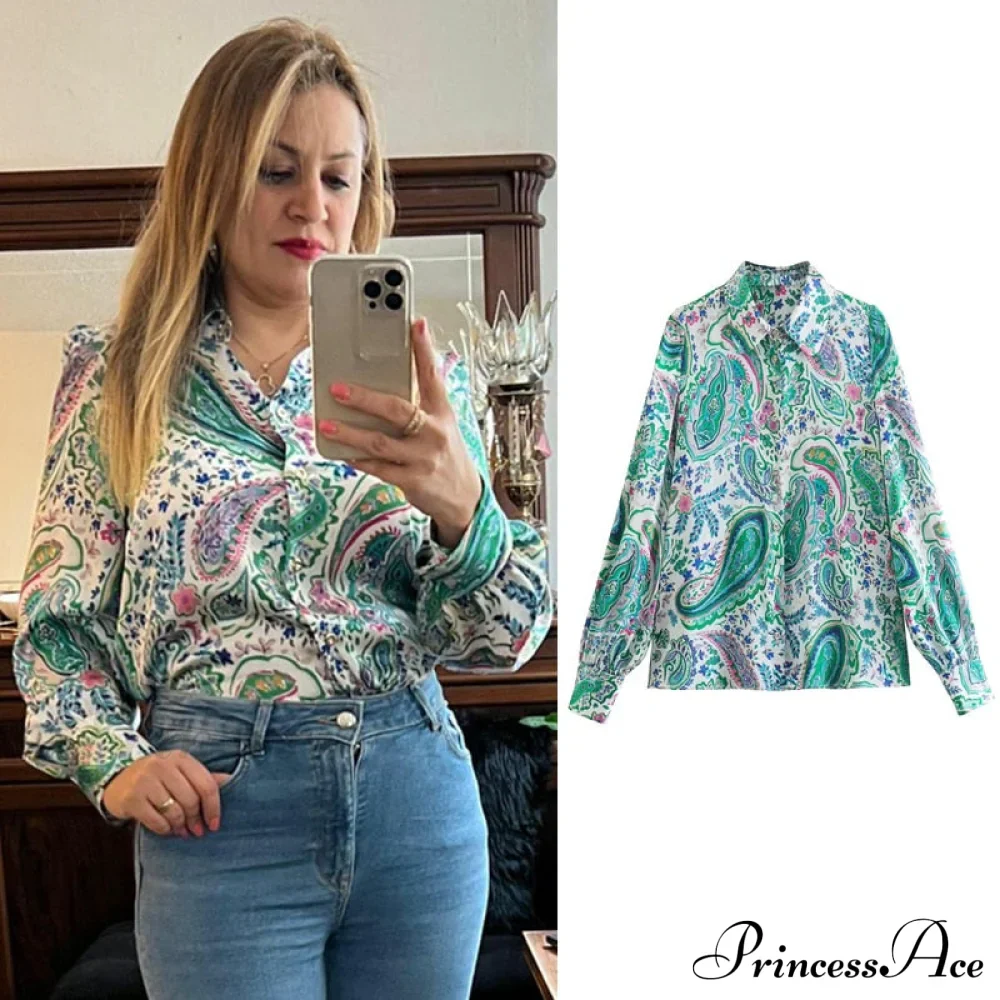with Satin Blouse Design Arm - Long Women's Zebra Top - Image 21