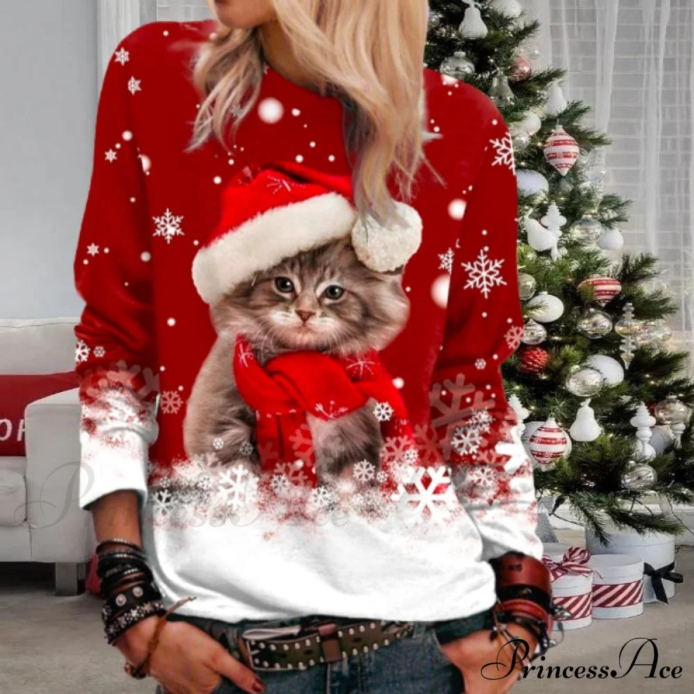 with T-Shirt Cat Print