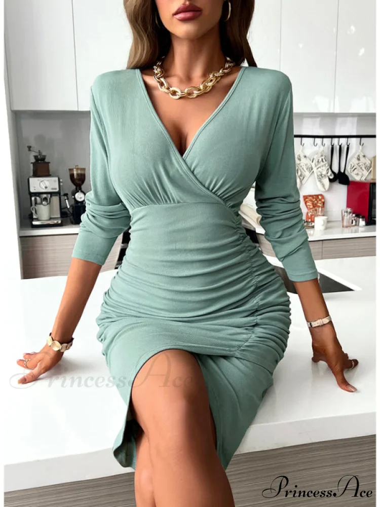 Women's knitted dress - Image 8