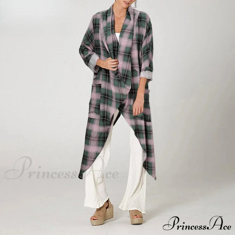 Solid Asymmetrical Cowl Neck Blouse - Image 8