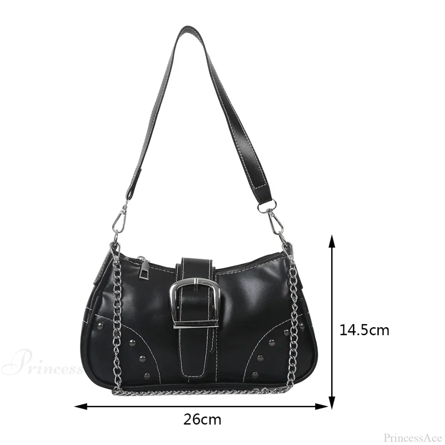 Y2K Cool Style Chain Shoulder Bag - Image 6